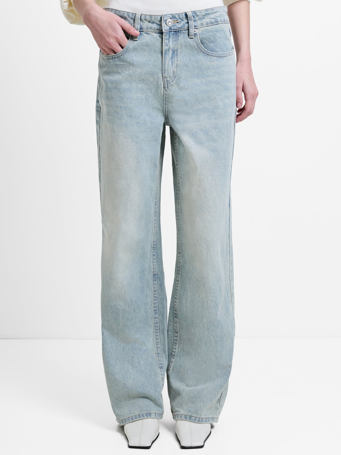 French Connection Dallas Denim Straight Leg Jeans