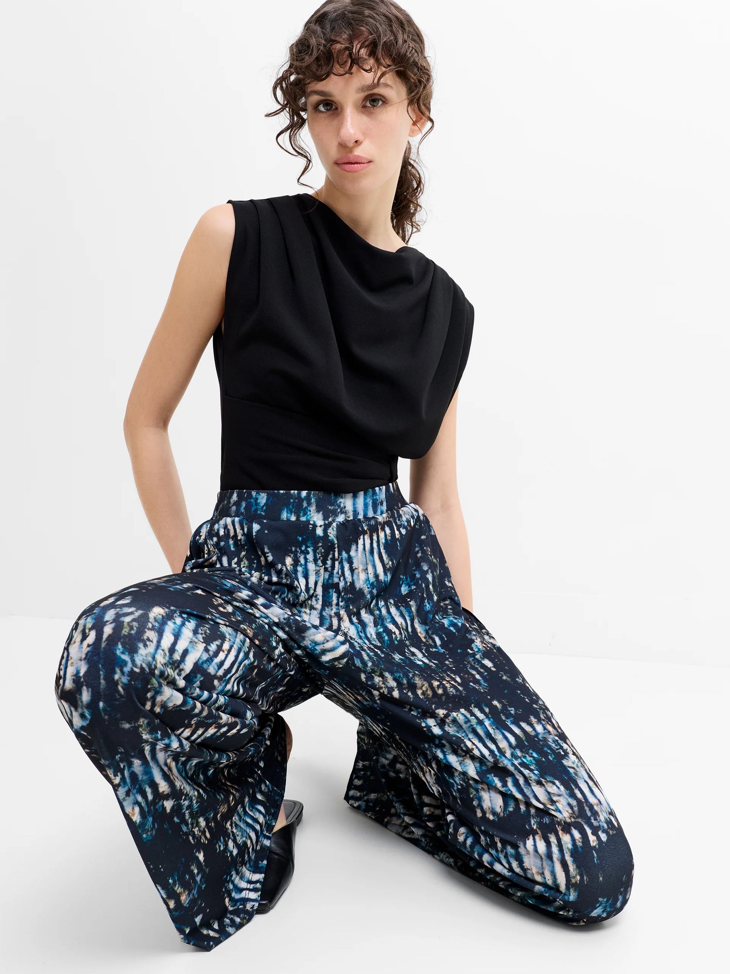 French Connection Orla Zina Wide Leg Trousers