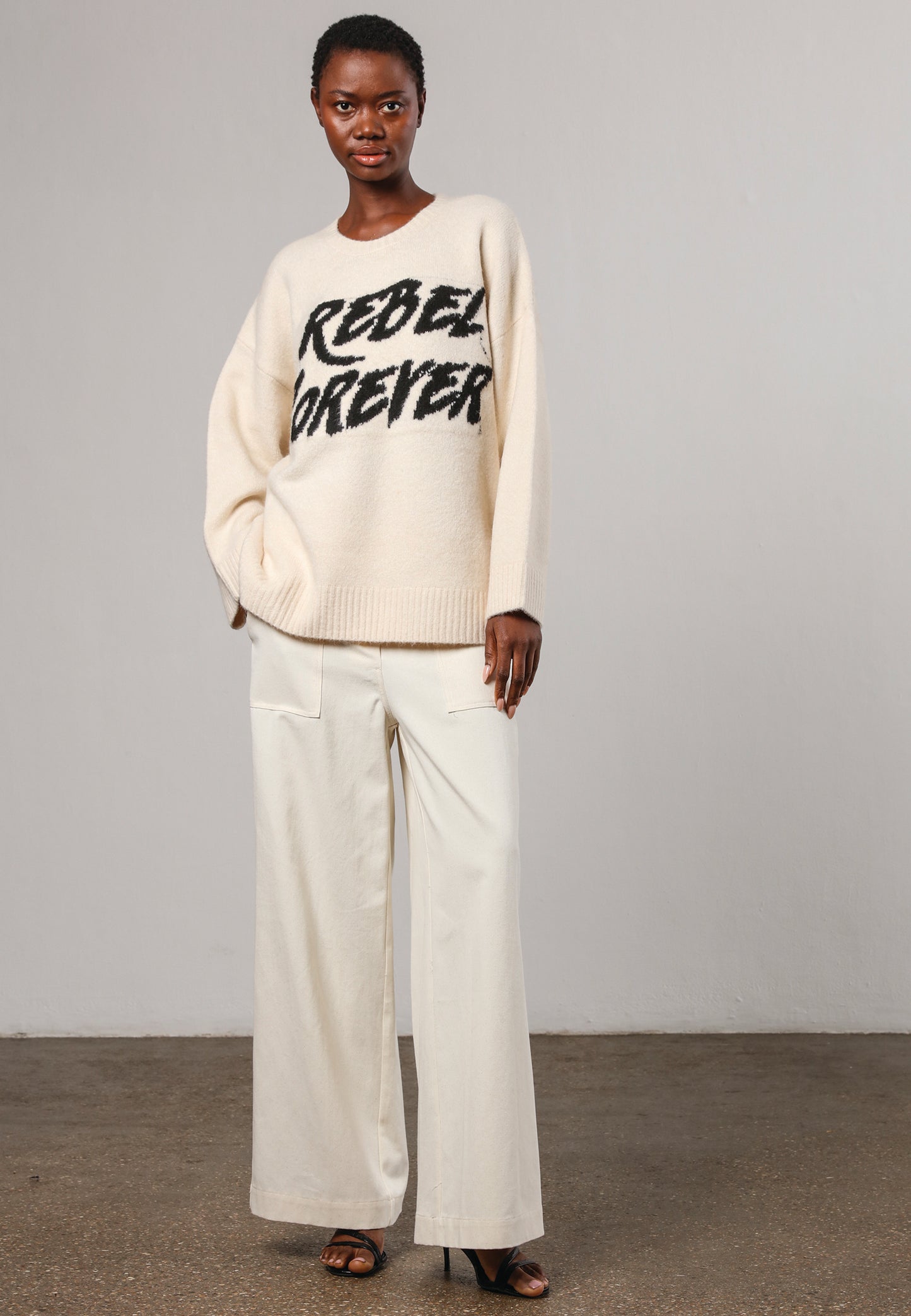 Religion – Winter White Revolution Jumper