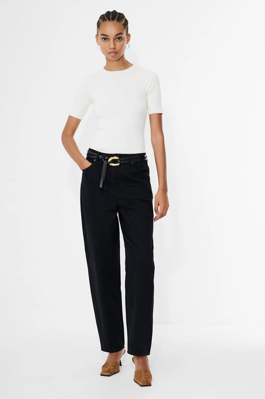French Connection Loren Twill Denim Barrel Leg Jeans