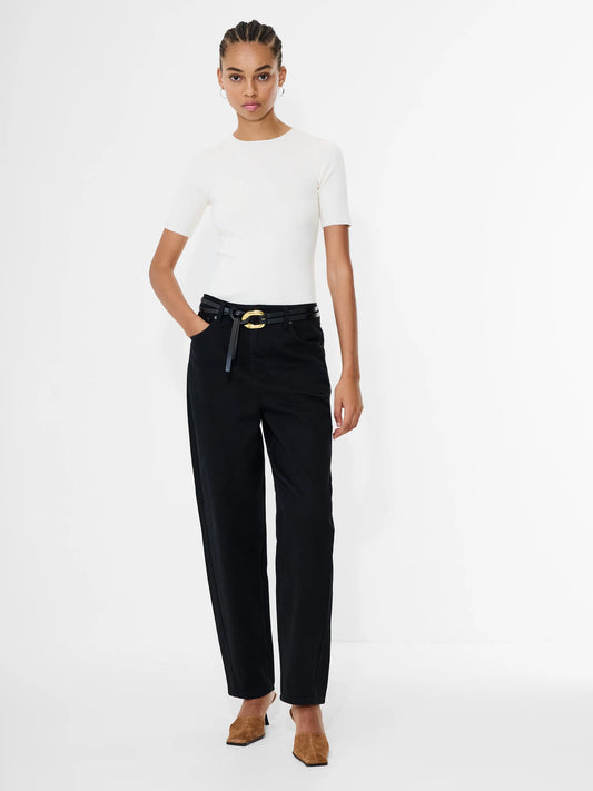 French Connection Loren Twill Denim Barrel Leg Jeans