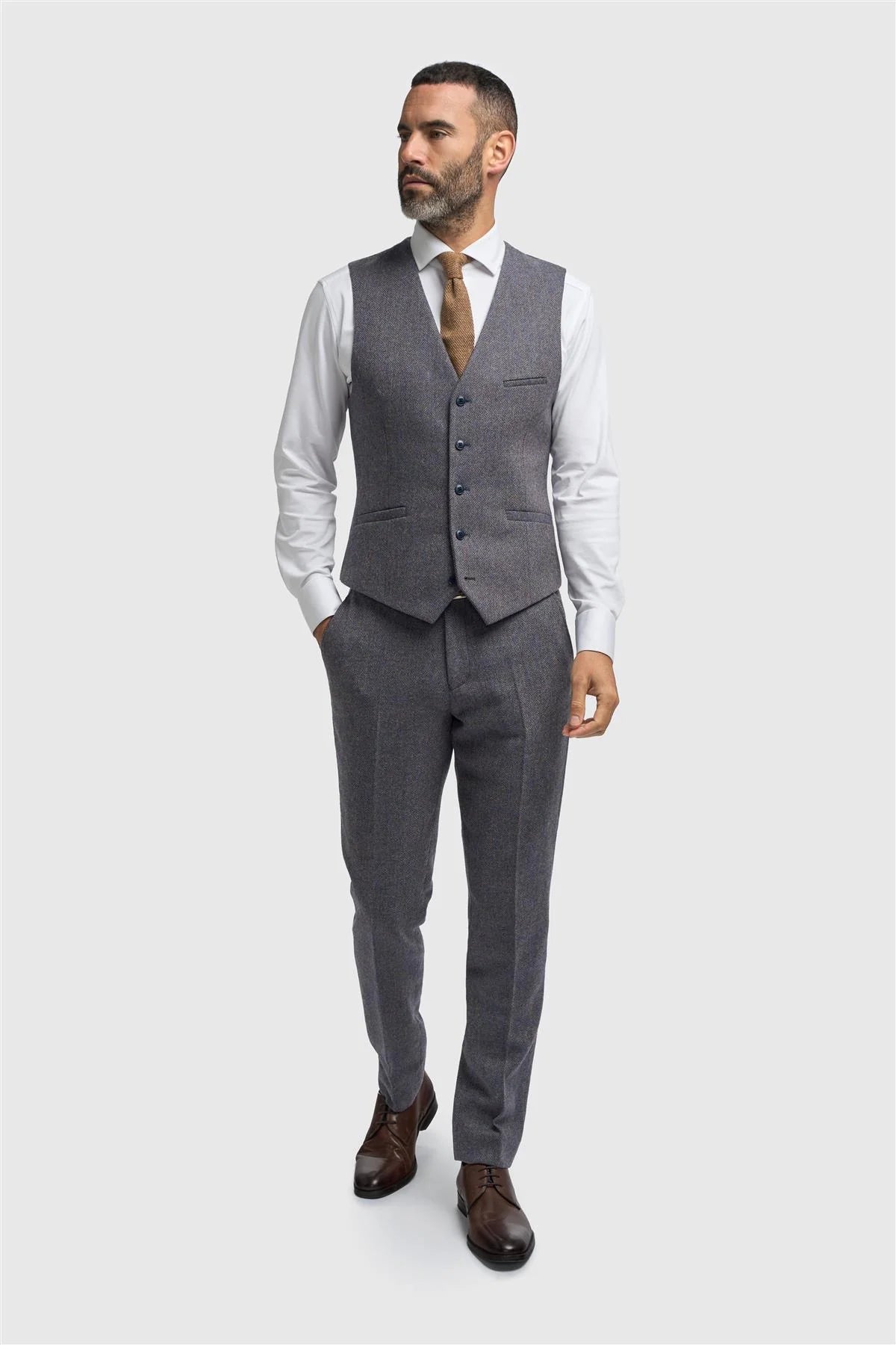 Cavani Thomas Savoy Tweed Waistcoat