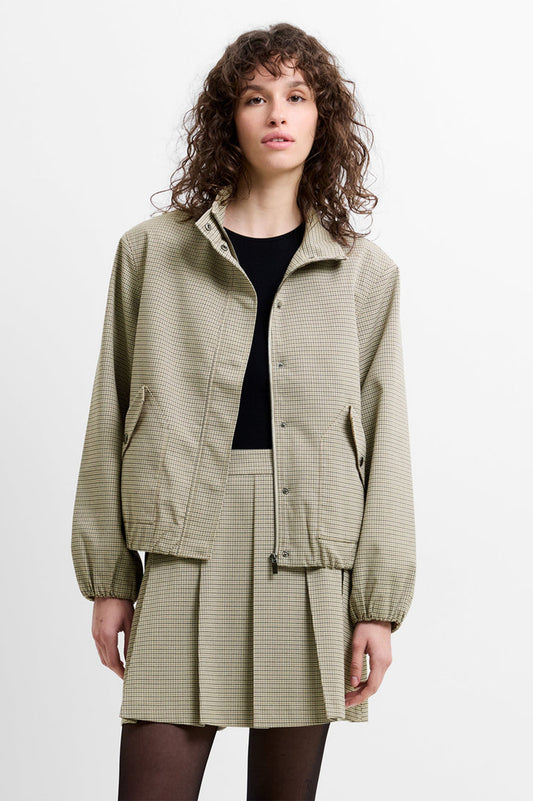 French Connection Shayla Prince of Wales Check Jacket