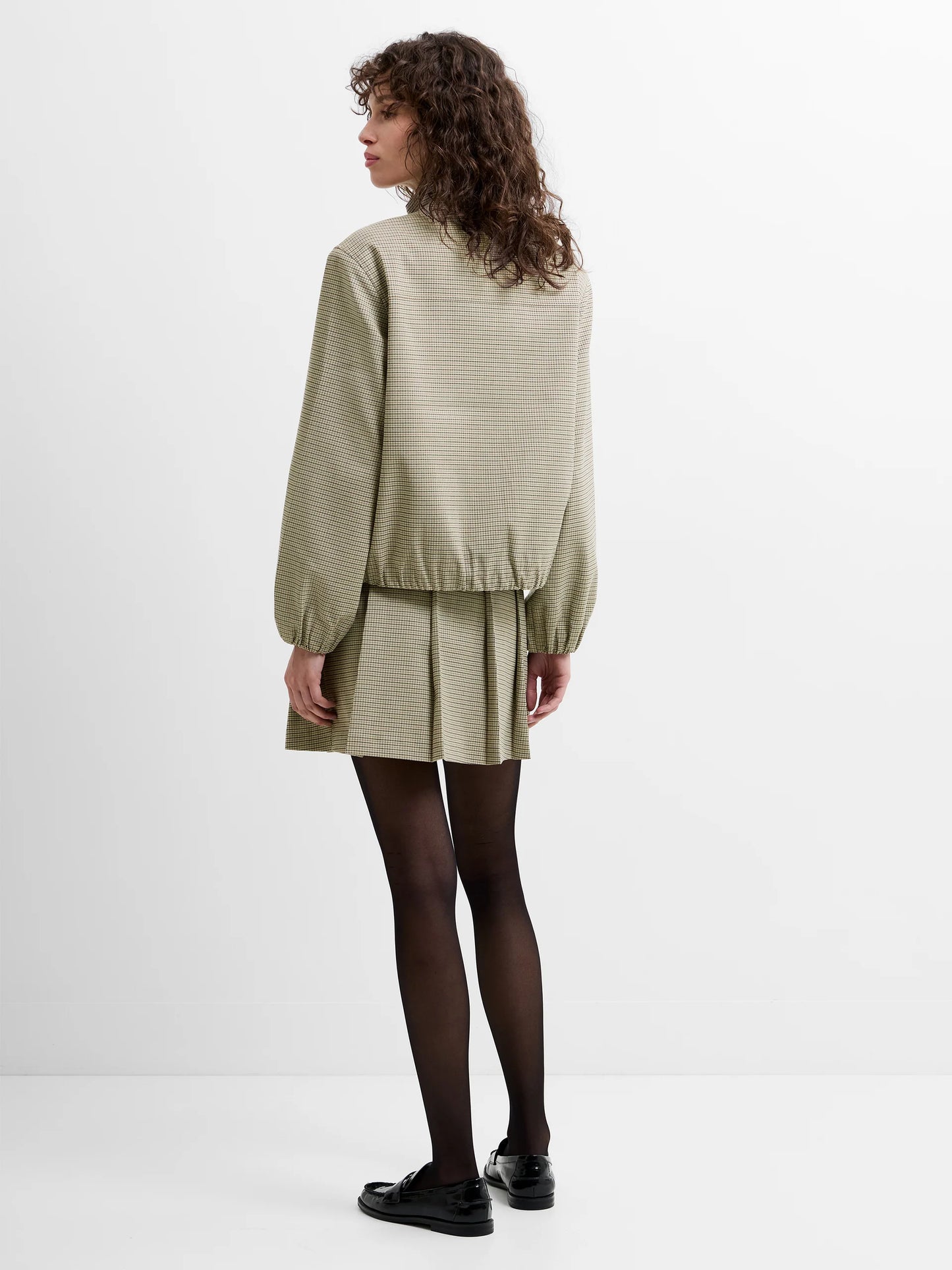 French Connection Shayla Prince of Wales Check Jacket