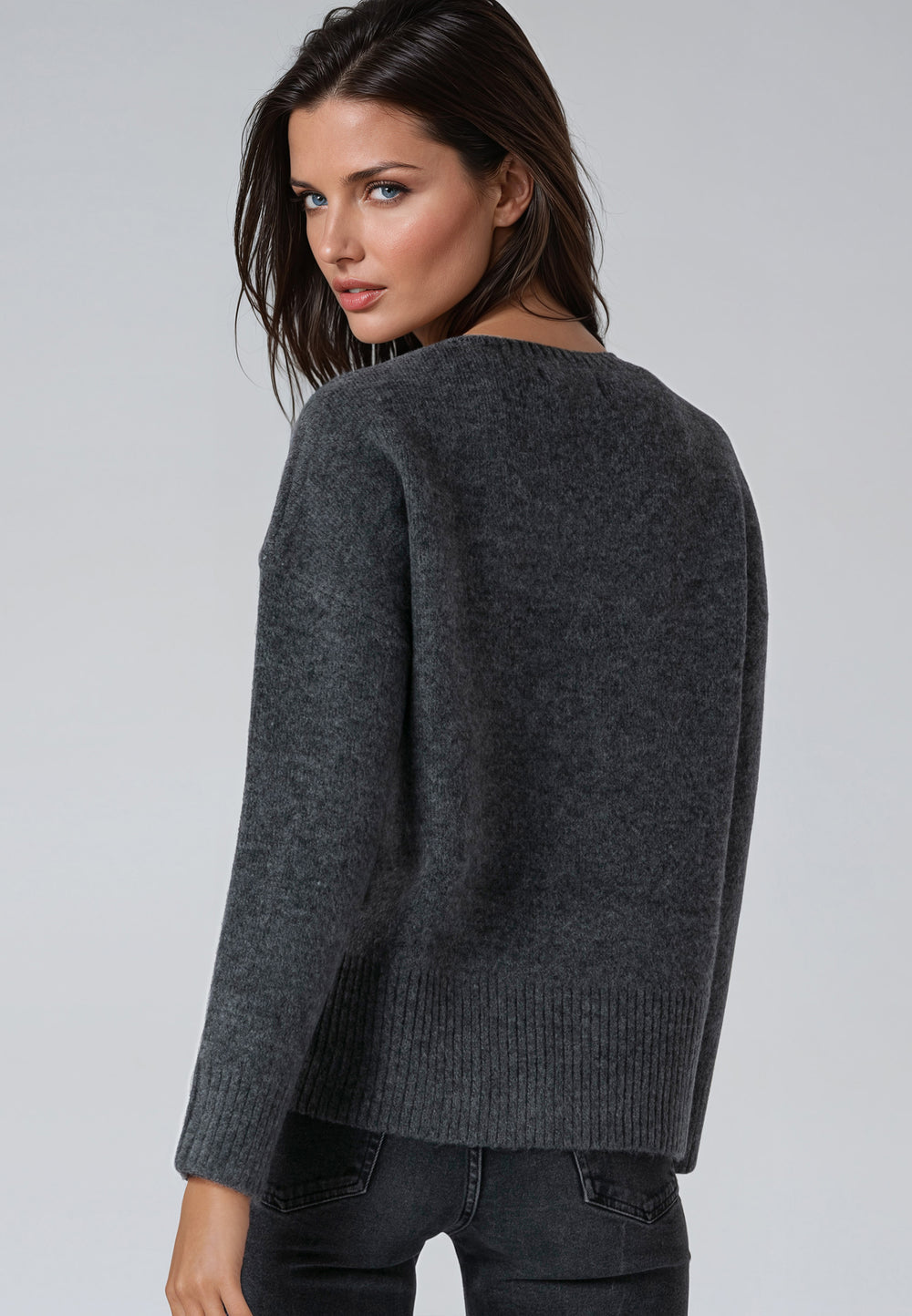 Religion Wild Heart Jumper Charcoal