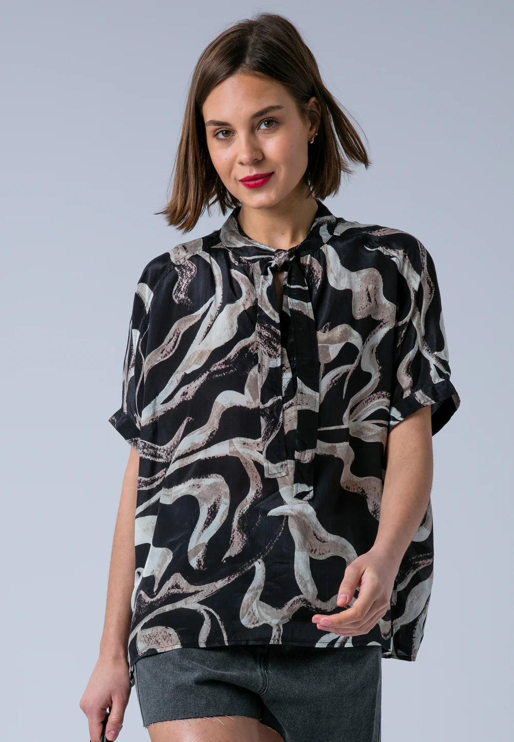 Religion Glory Abstract Printed Blouse