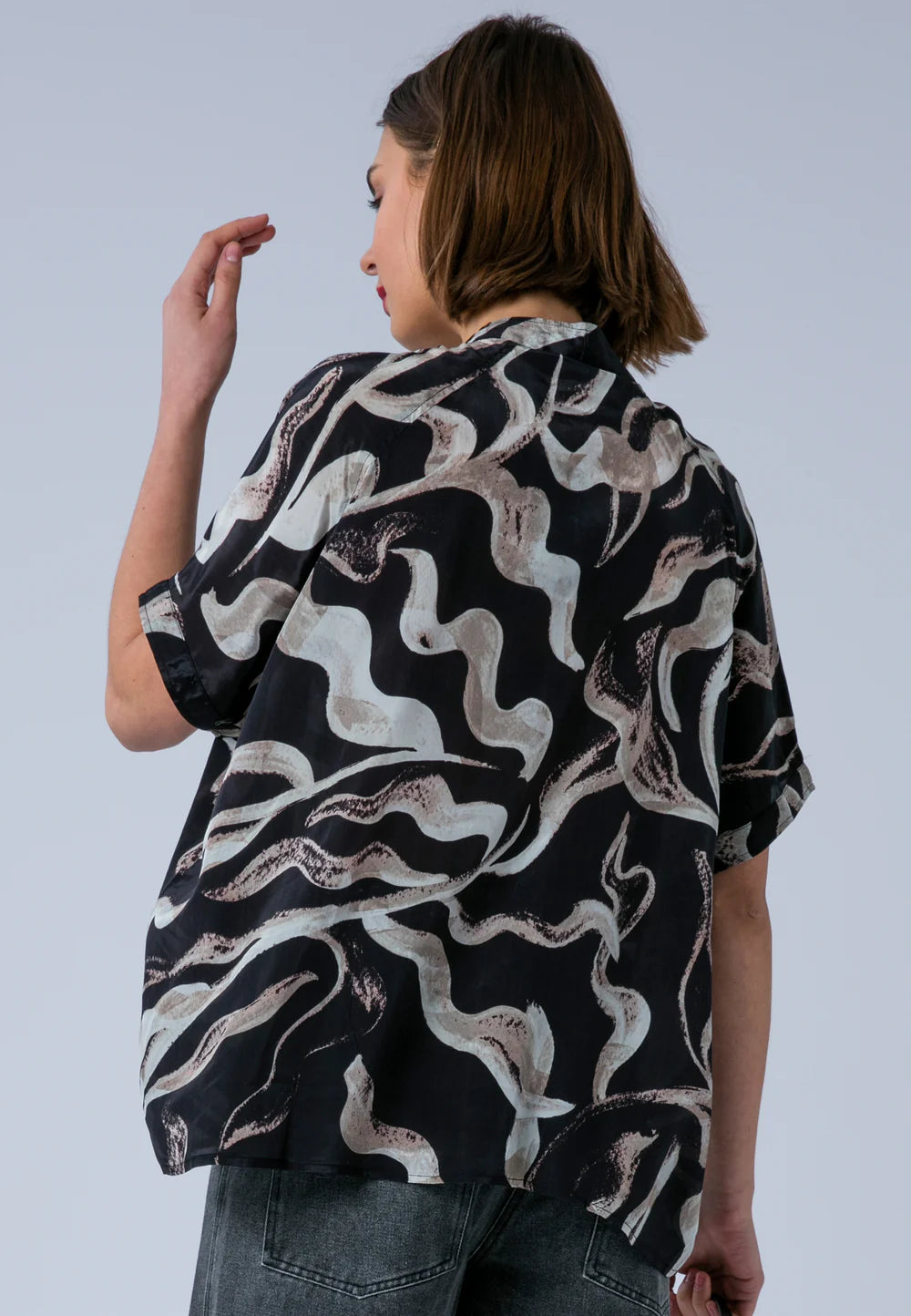 Religion Glory Abstract Printed Blouse