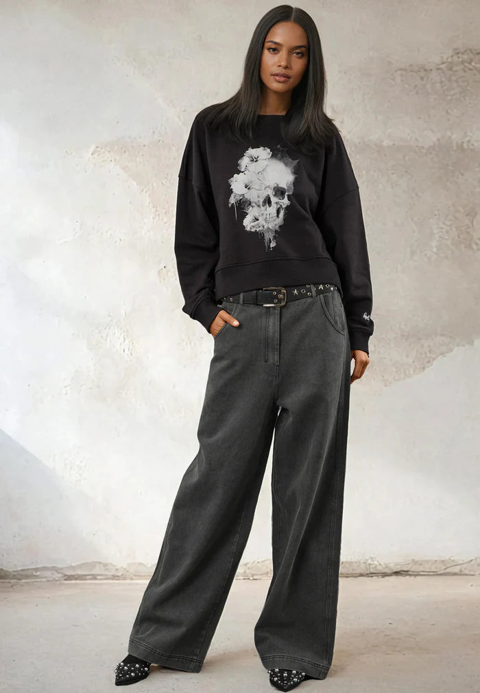 Religion Flora Sweat Black