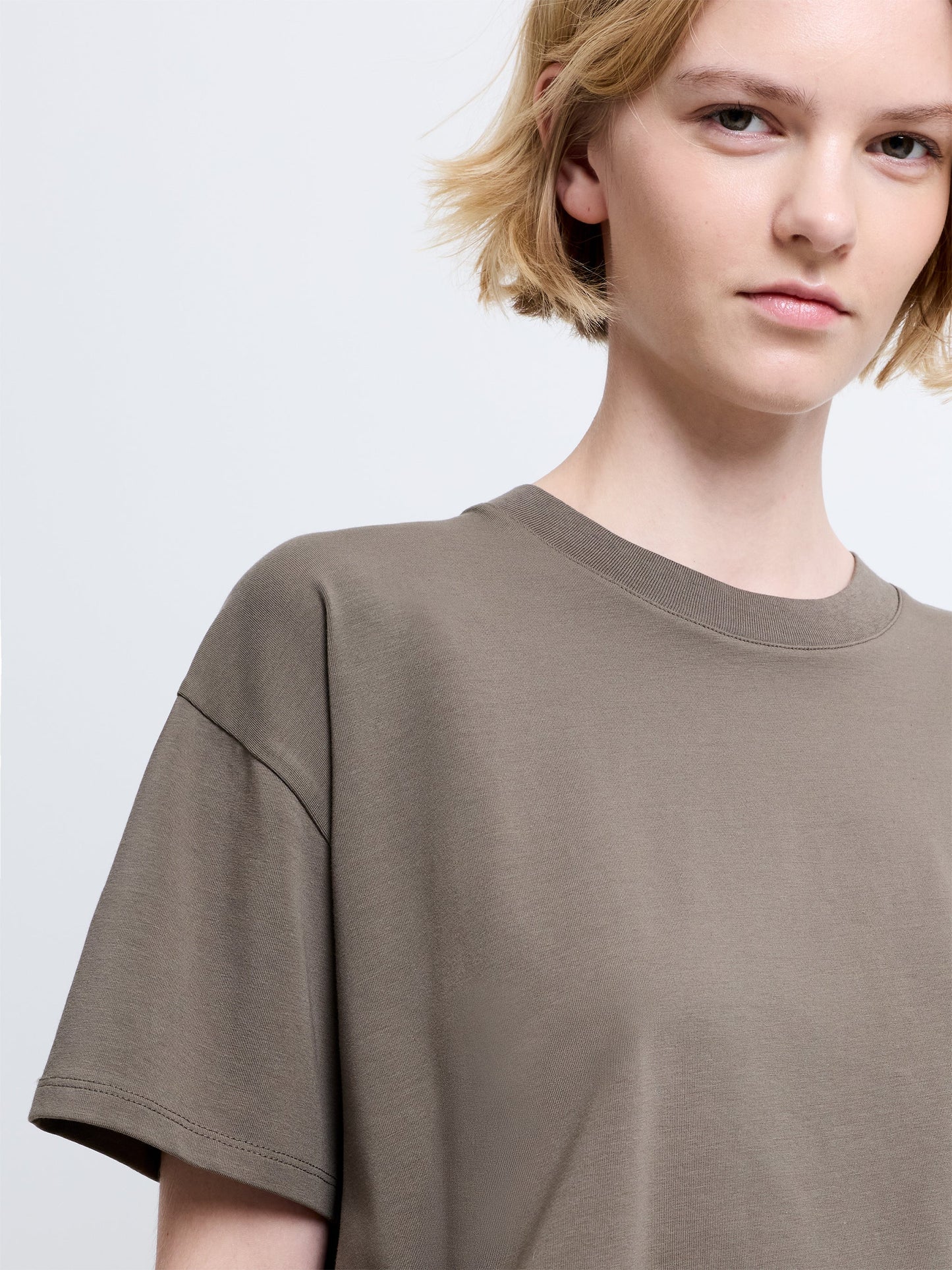 French Connection Rallie Asymmetric Peplum T-Shirt