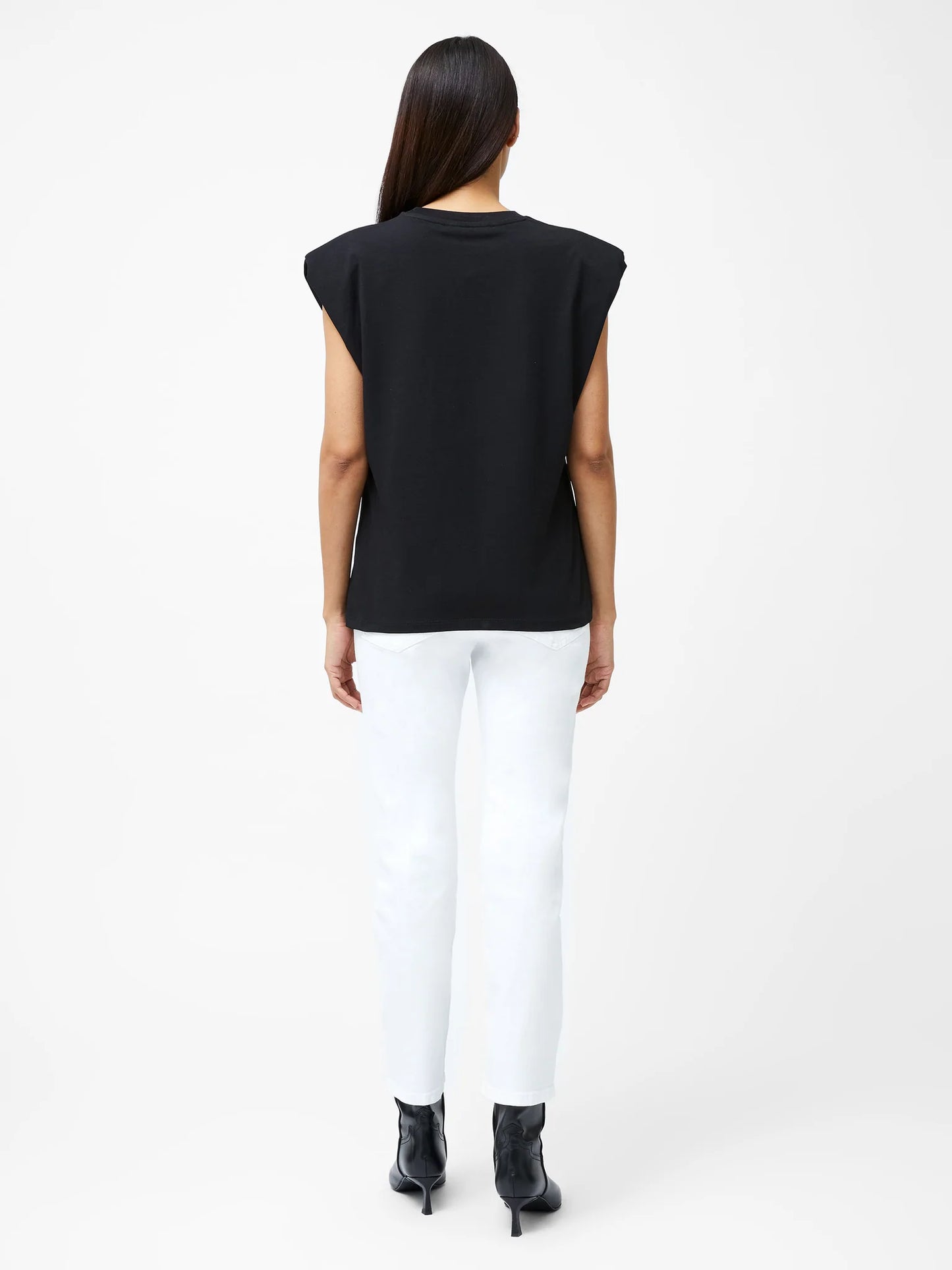 French Connection Rallie Shoulder Pad Tank Top