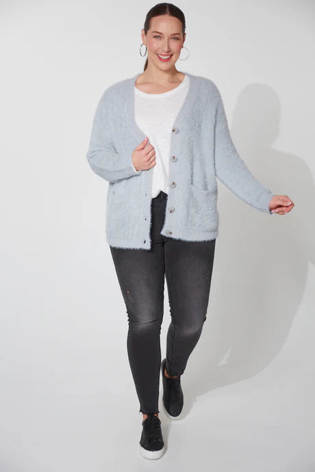 Haven Nord Cardigan - Cloud