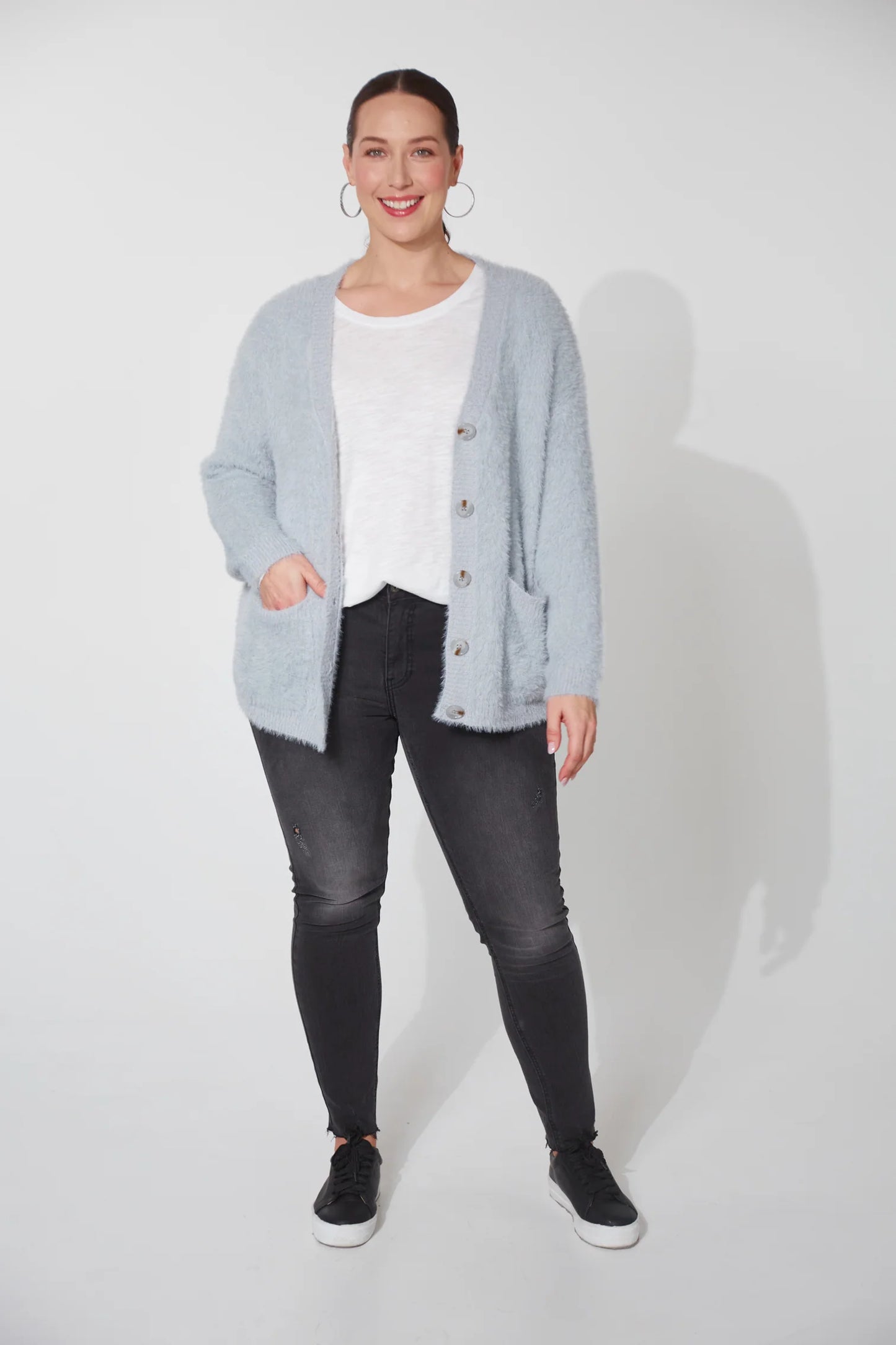 Haven Nord Cardigan - Cloud