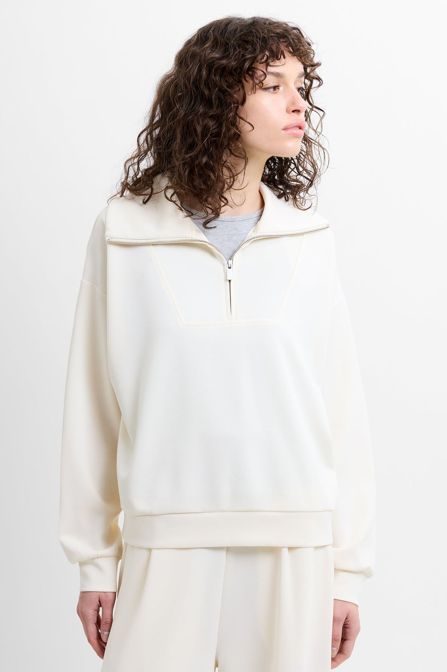 French Connection Wren Half Zip Sweater