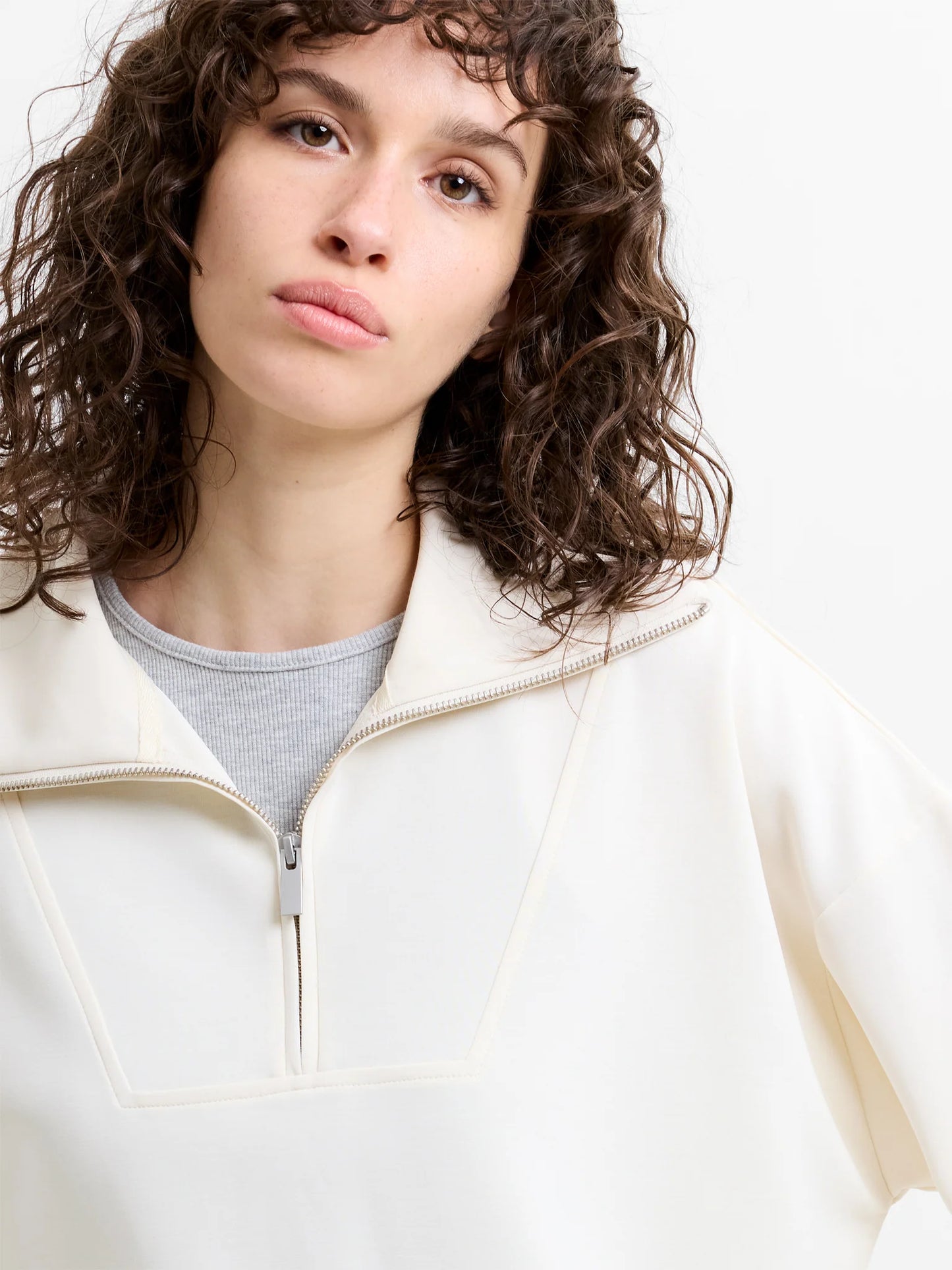 French Connection Wren Half Zip Sweater