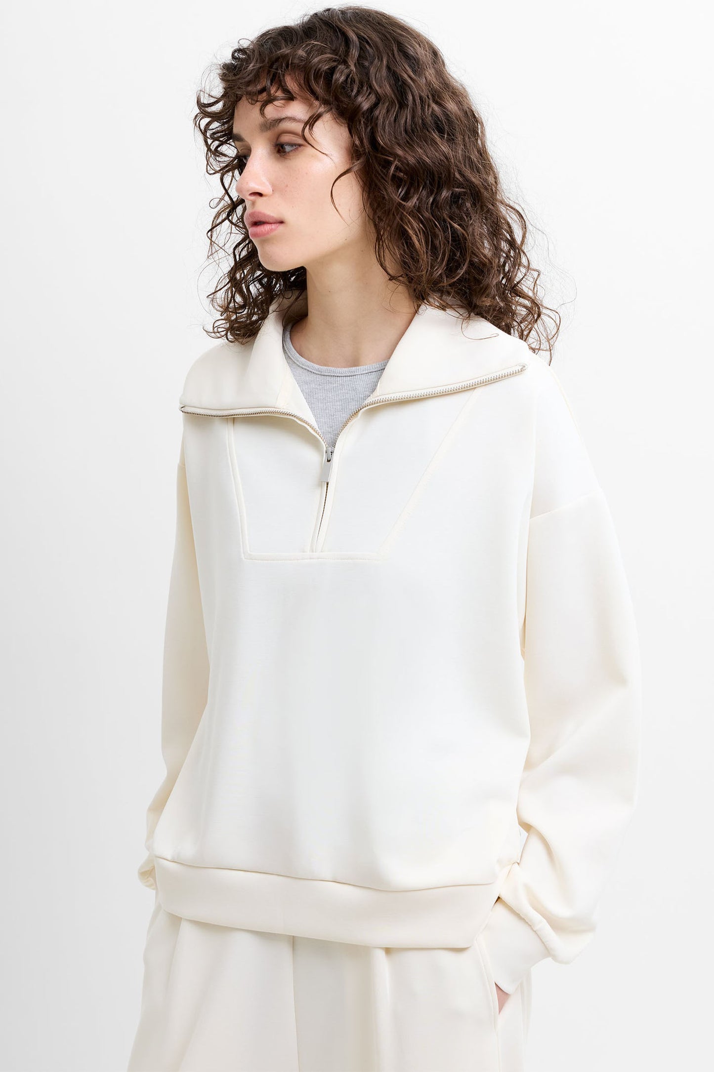 French Connection Wren Half Zip Sweater