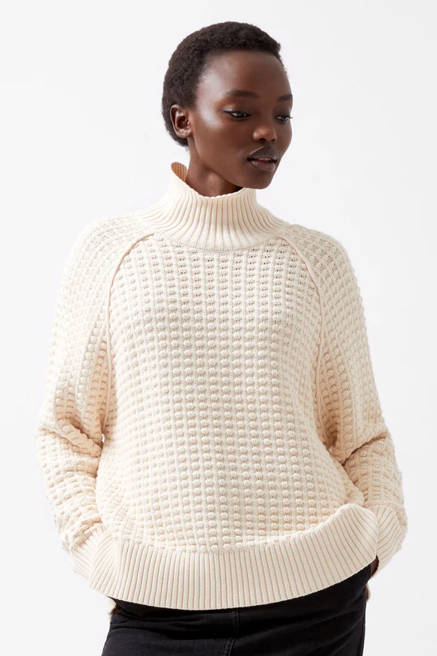 French Connection Keya Popcorn Knit Mozart Jumper