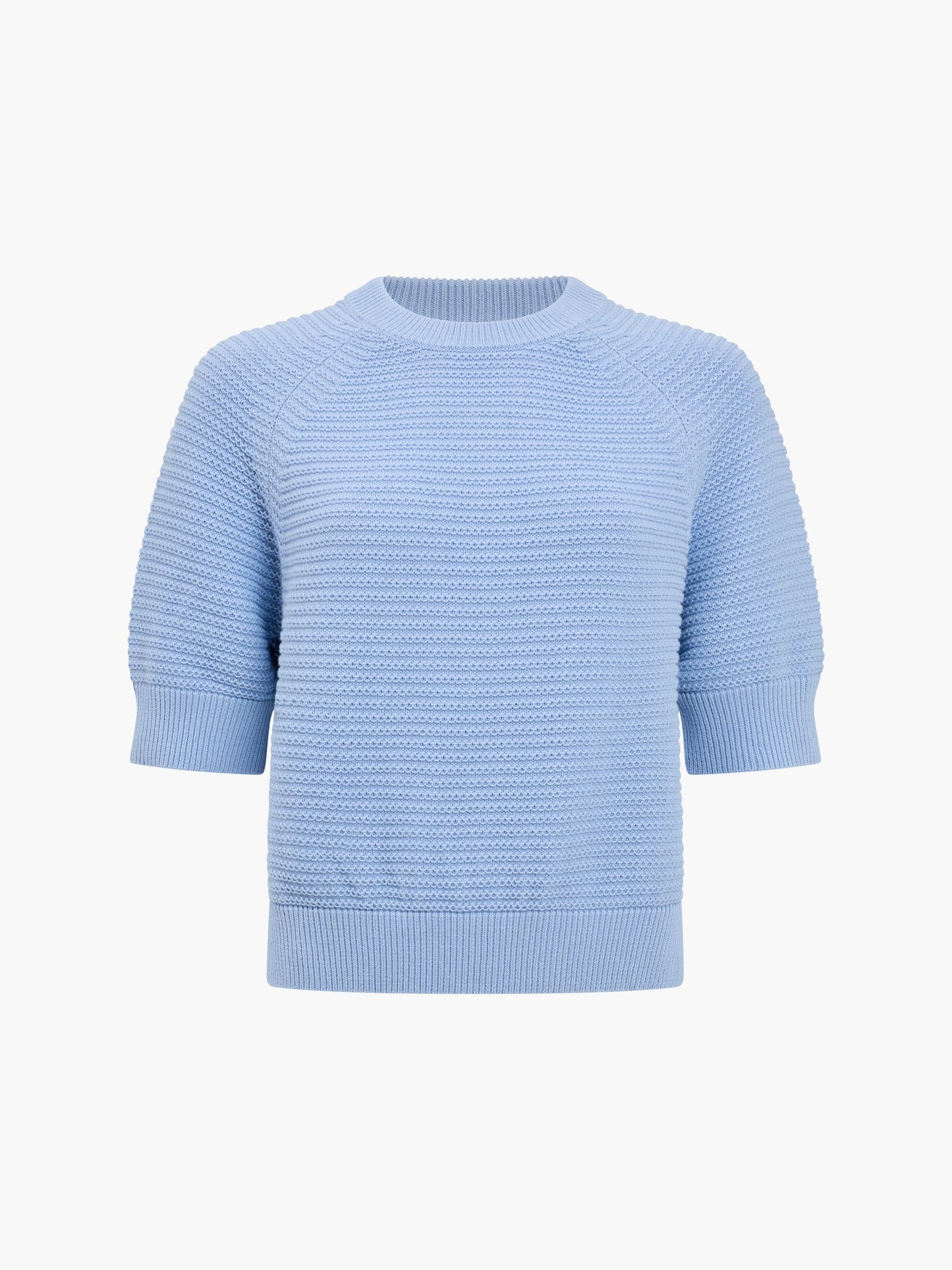French Connection Lily Mozart Purl Knit Short Sleeve Jumper