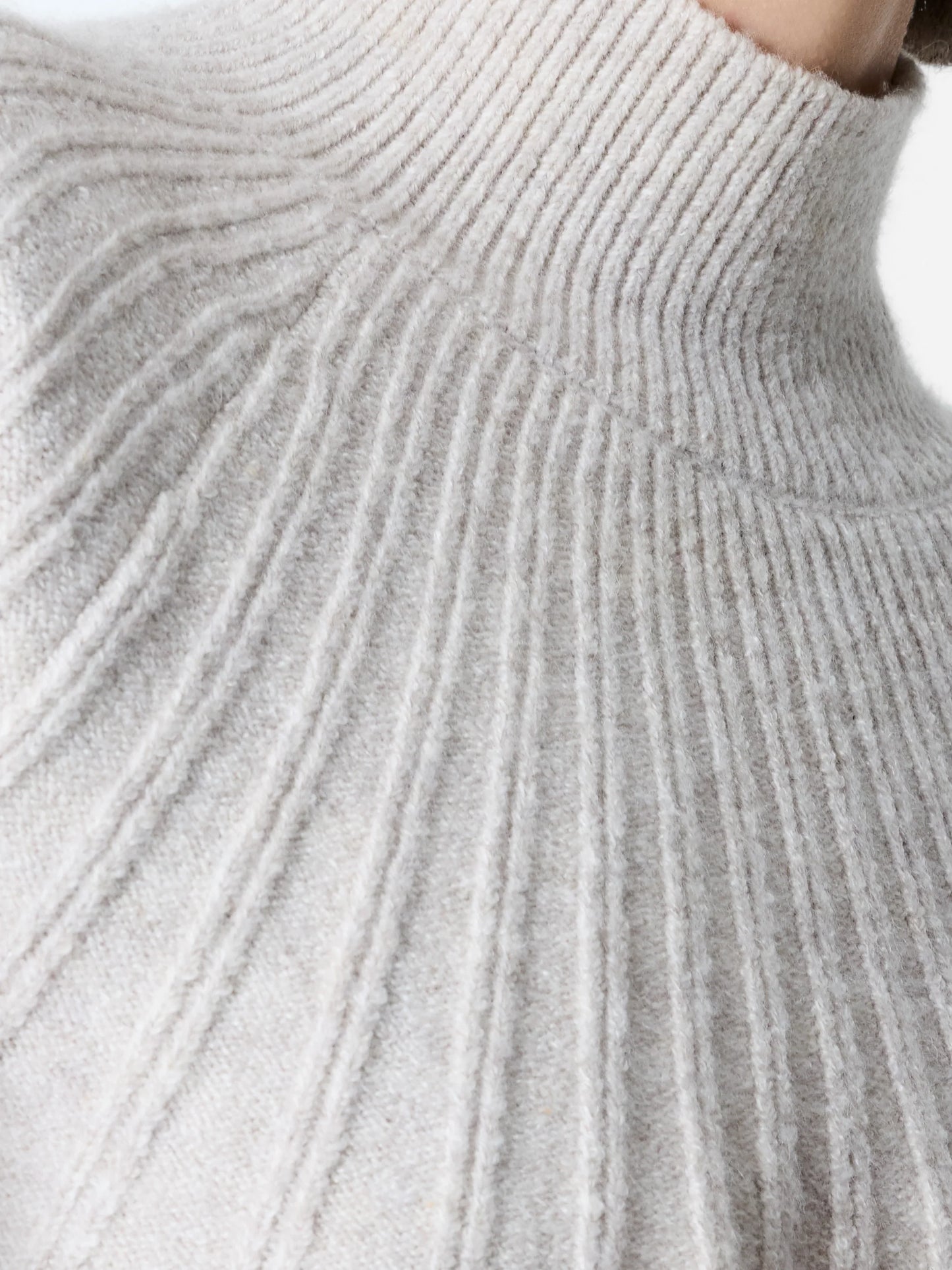 French Connection Kezia Recycled Mock Rib Jumper