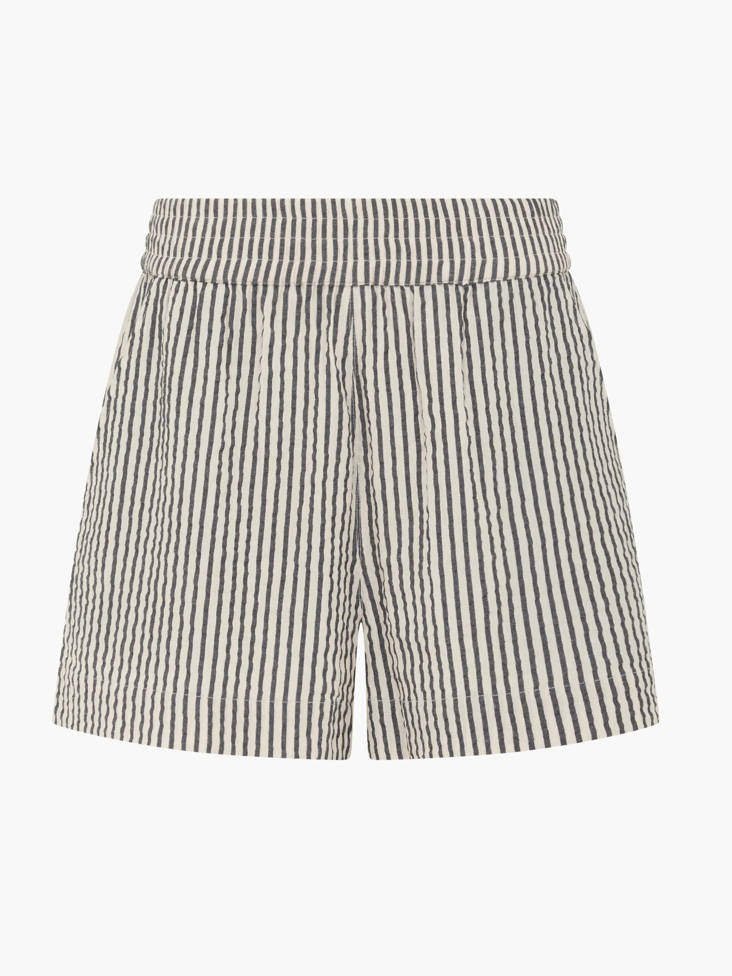 French Connection Lia Seersucker Striped Shorts