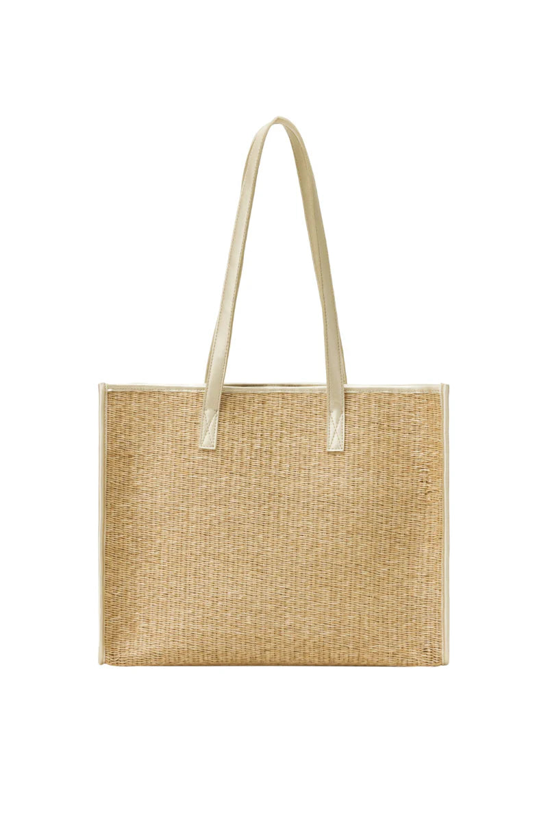 Every Other Straw Box Tote Bag