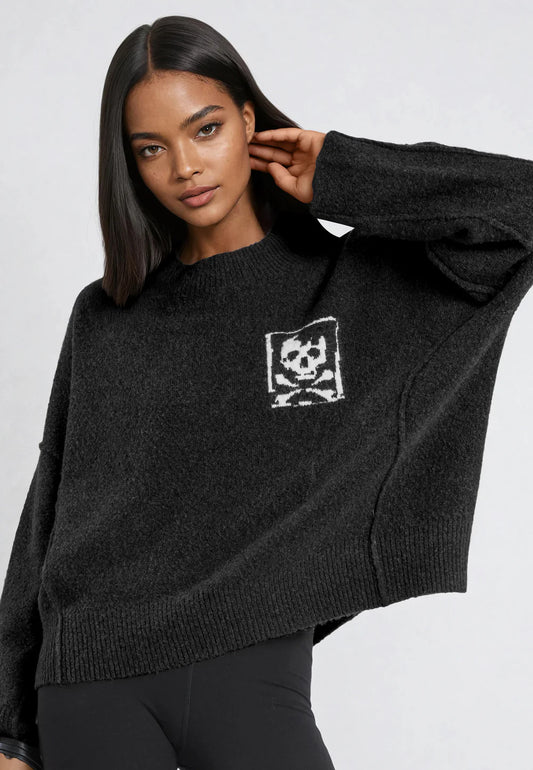 Religion Lucious Knitted Jumper Black