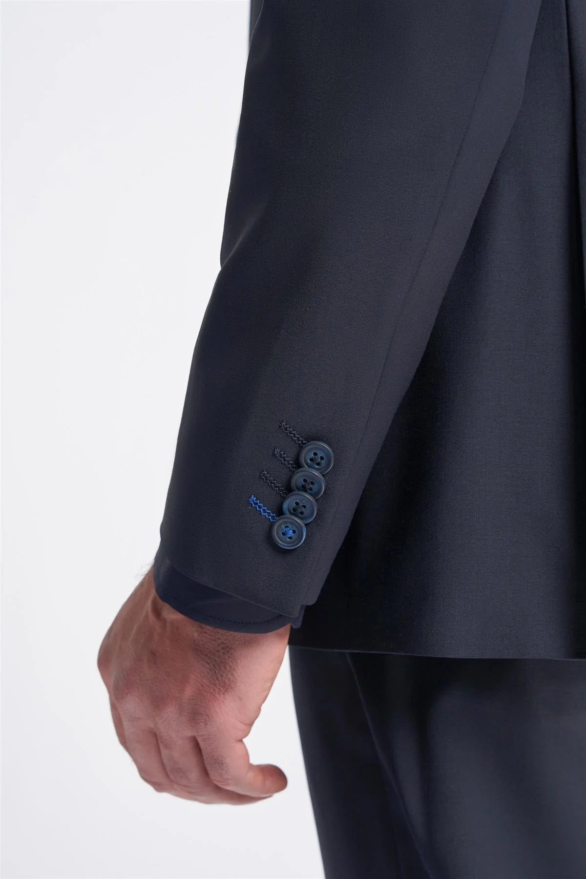 Cavani Bond Wool Rich Midnight Navy Blazer