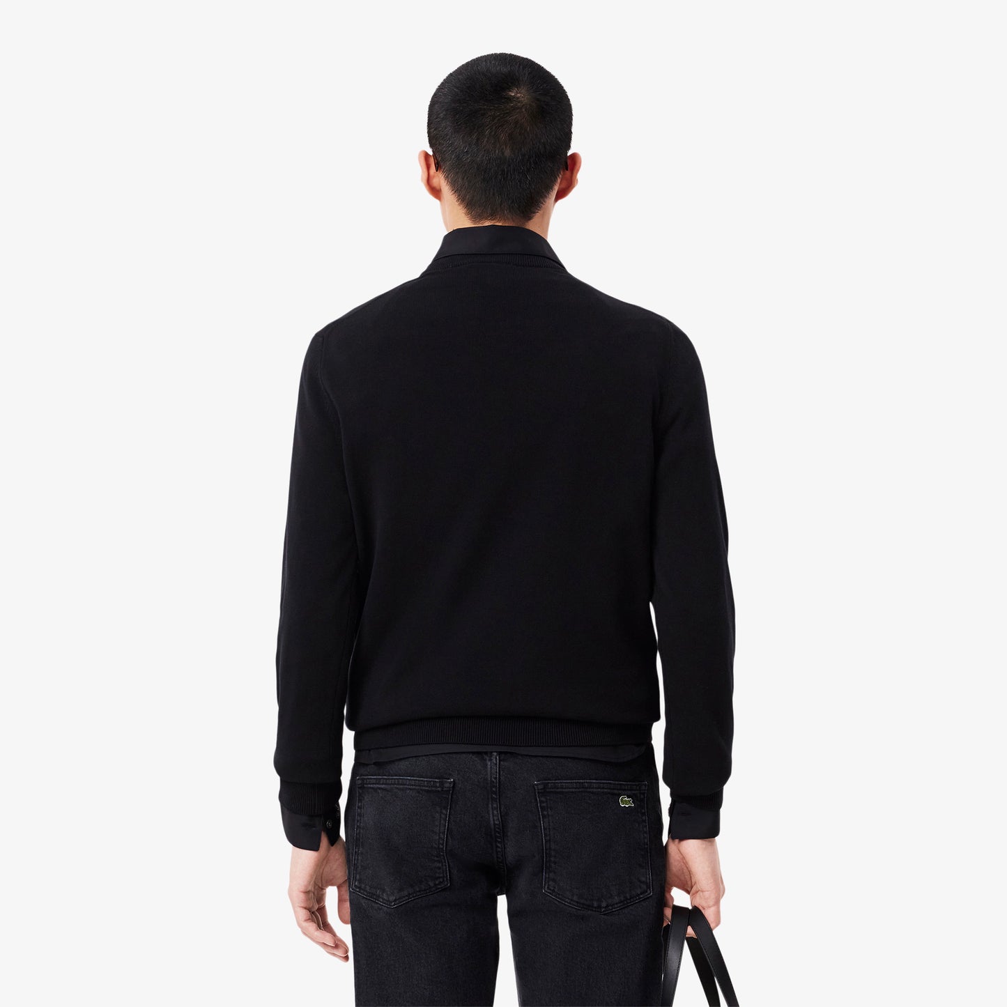 Lacoste Monochrome Crew Neck Sweater