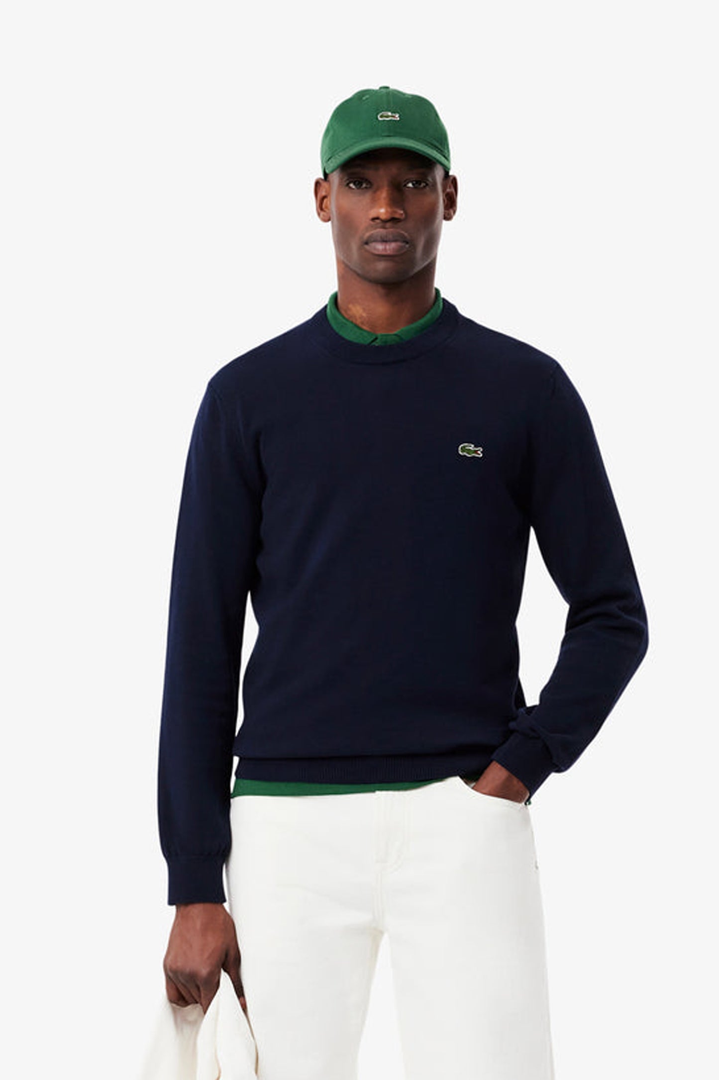 Lacoste Monochrome Crew Neck Sweater