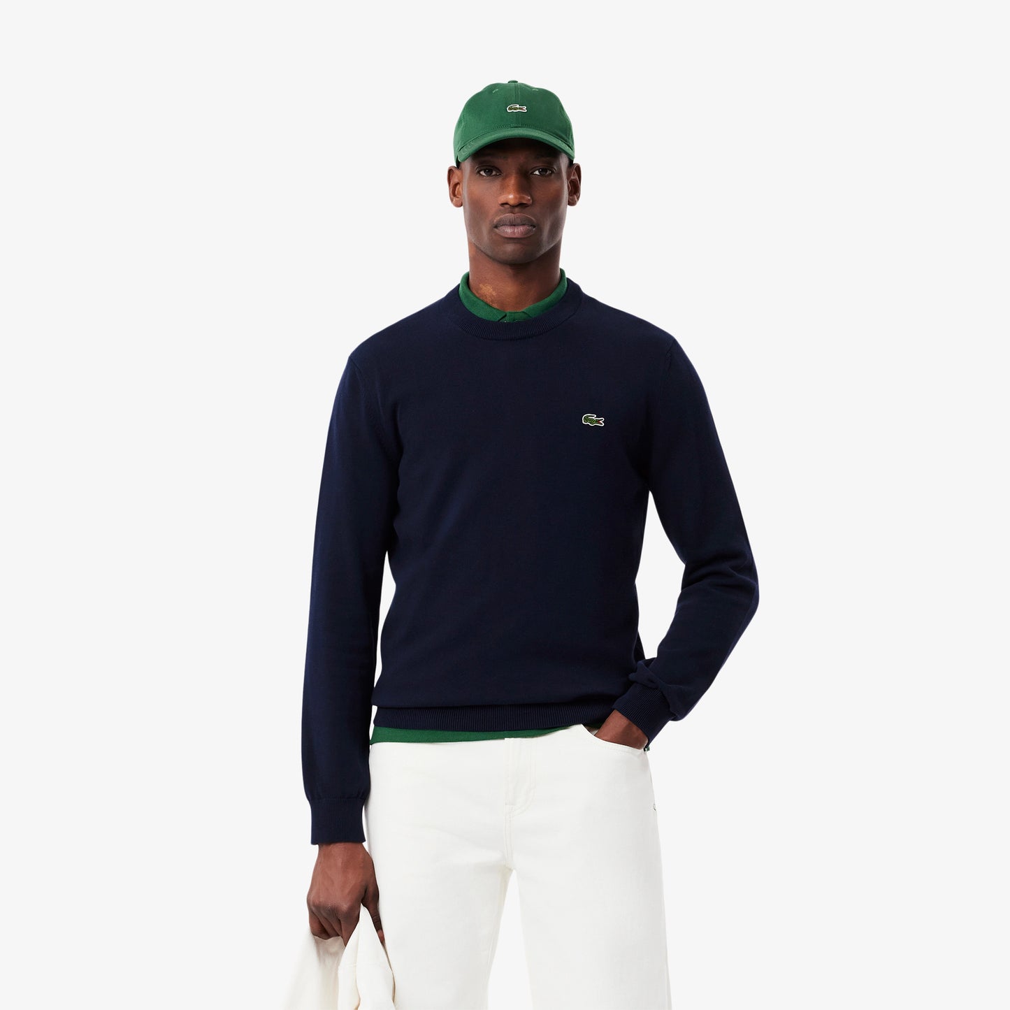 Lacoste Monochrome Crew Neck Sweater