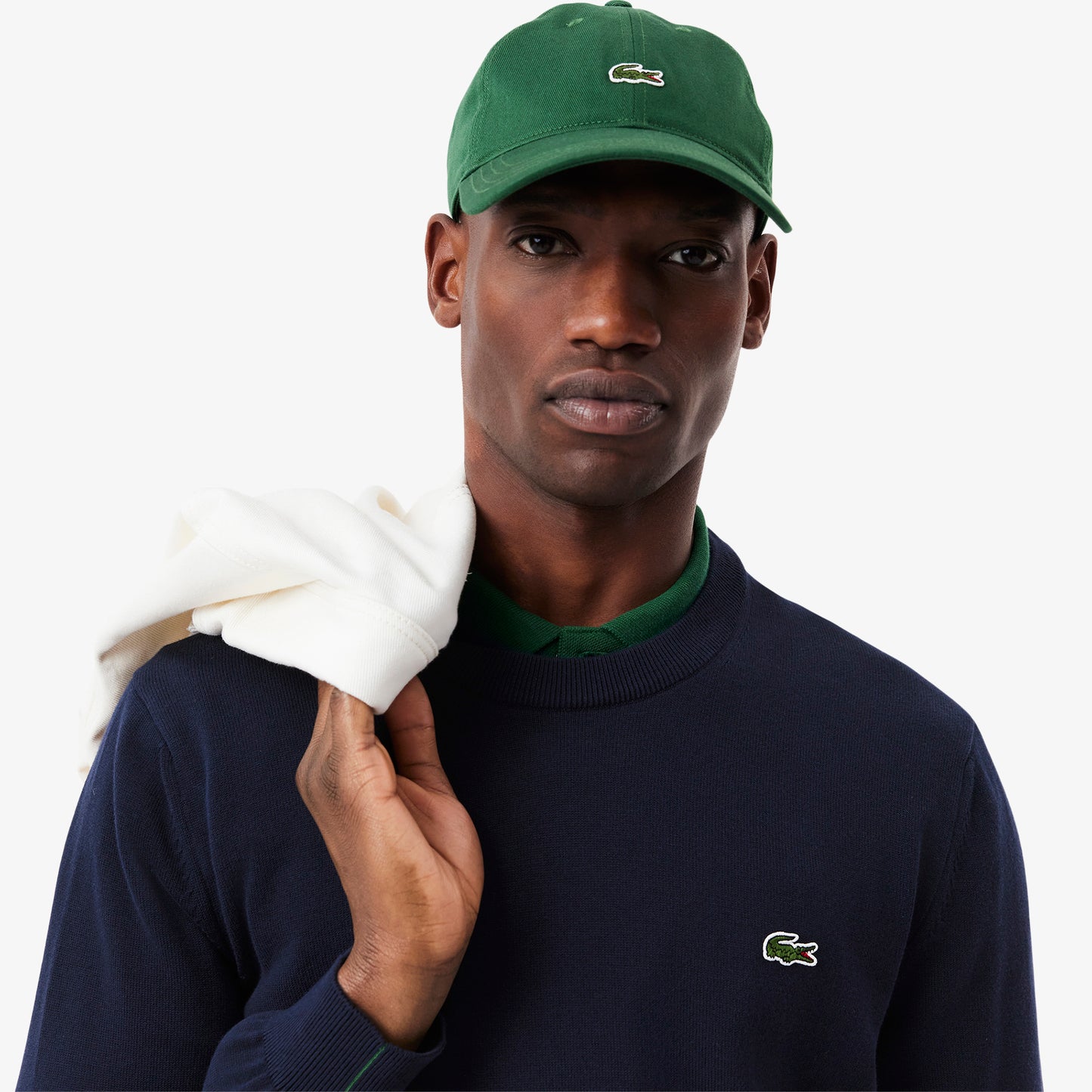 Lacoste Monochrome Crew Neck Sweater