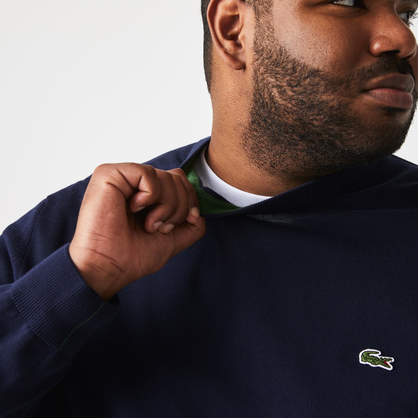 Lacoste Monochrome Crew Neck Sweater