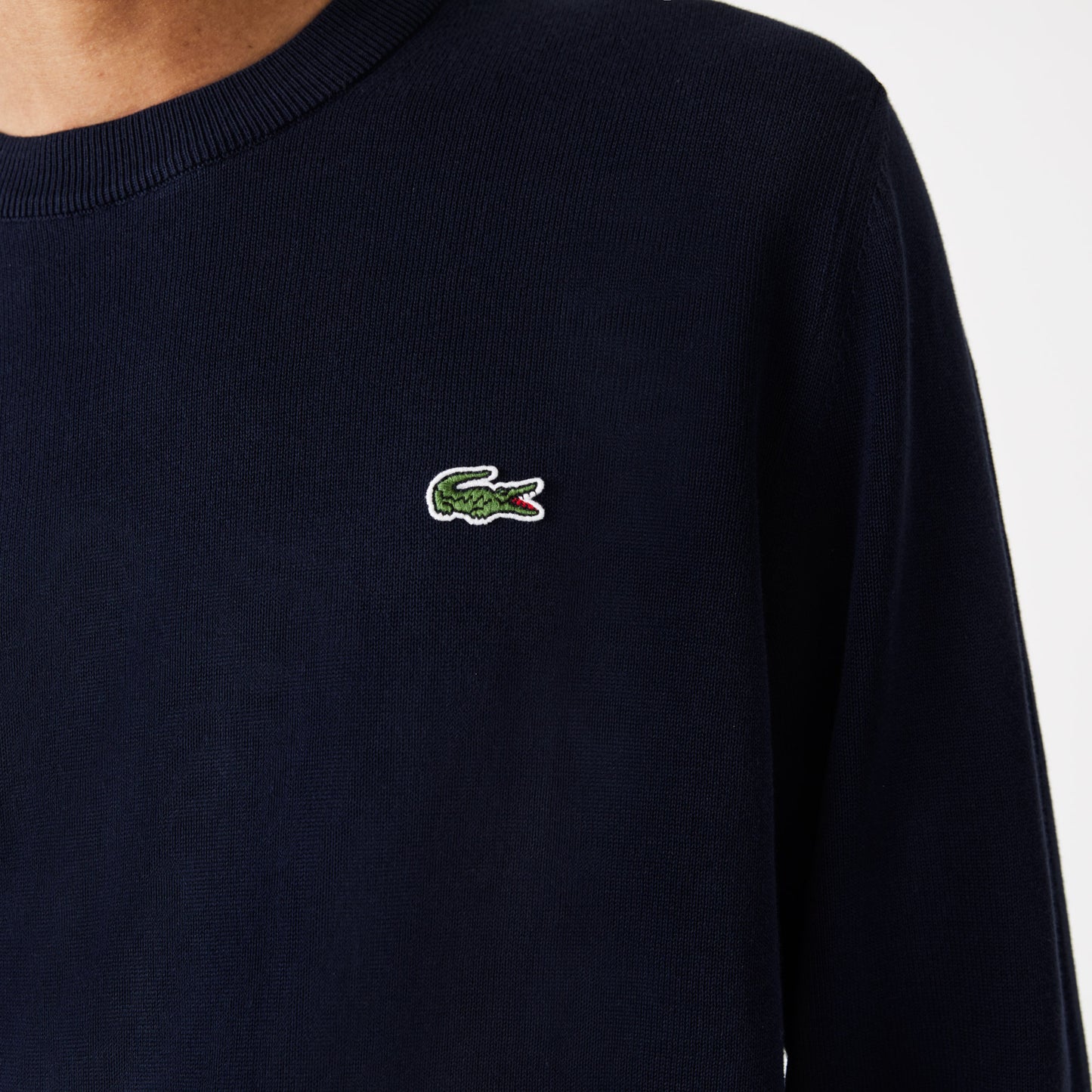 Lacoste Monochrome Crew Neck Sweater