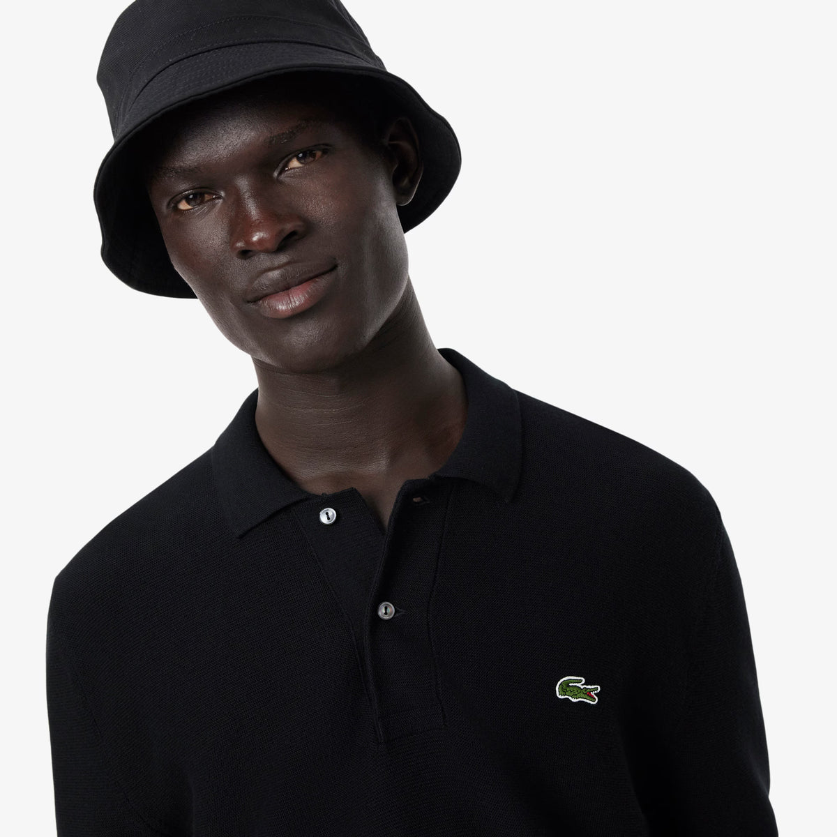Lacoste Classic Fit Long Sleeved Knitted Polo Shirt