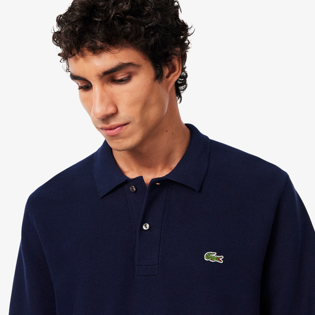 Lacoste Classic Fit Long Sleeved Knitted Polo Shirt