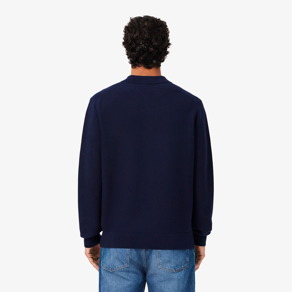 Lacoste Classic Fit Long Sleeved Knitted Polo Shirt