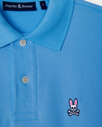 Psycho Bunny Mens Classic Pique Polo Shirt