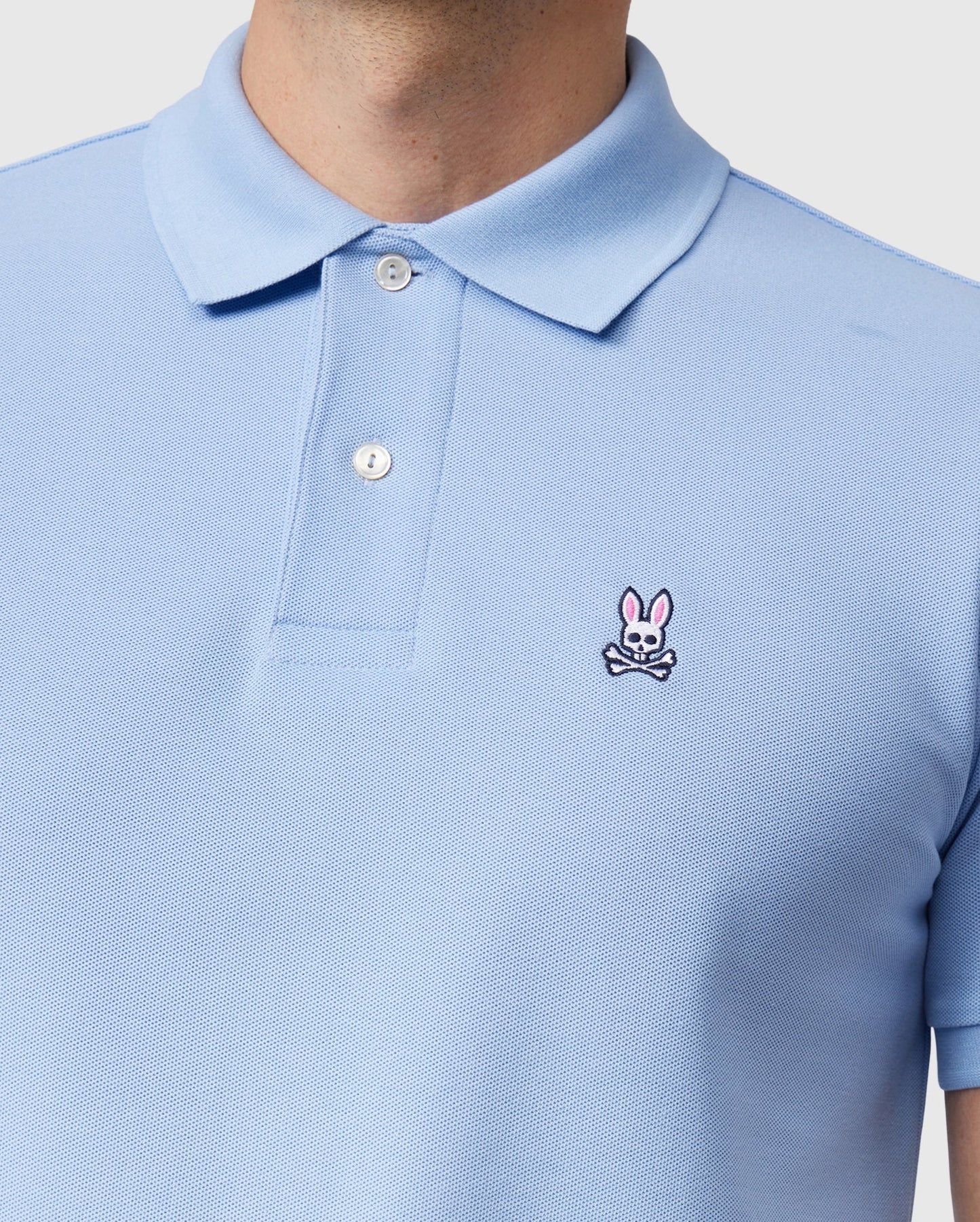 Psycho Bunny Mens Classic Pique Polo Shirt