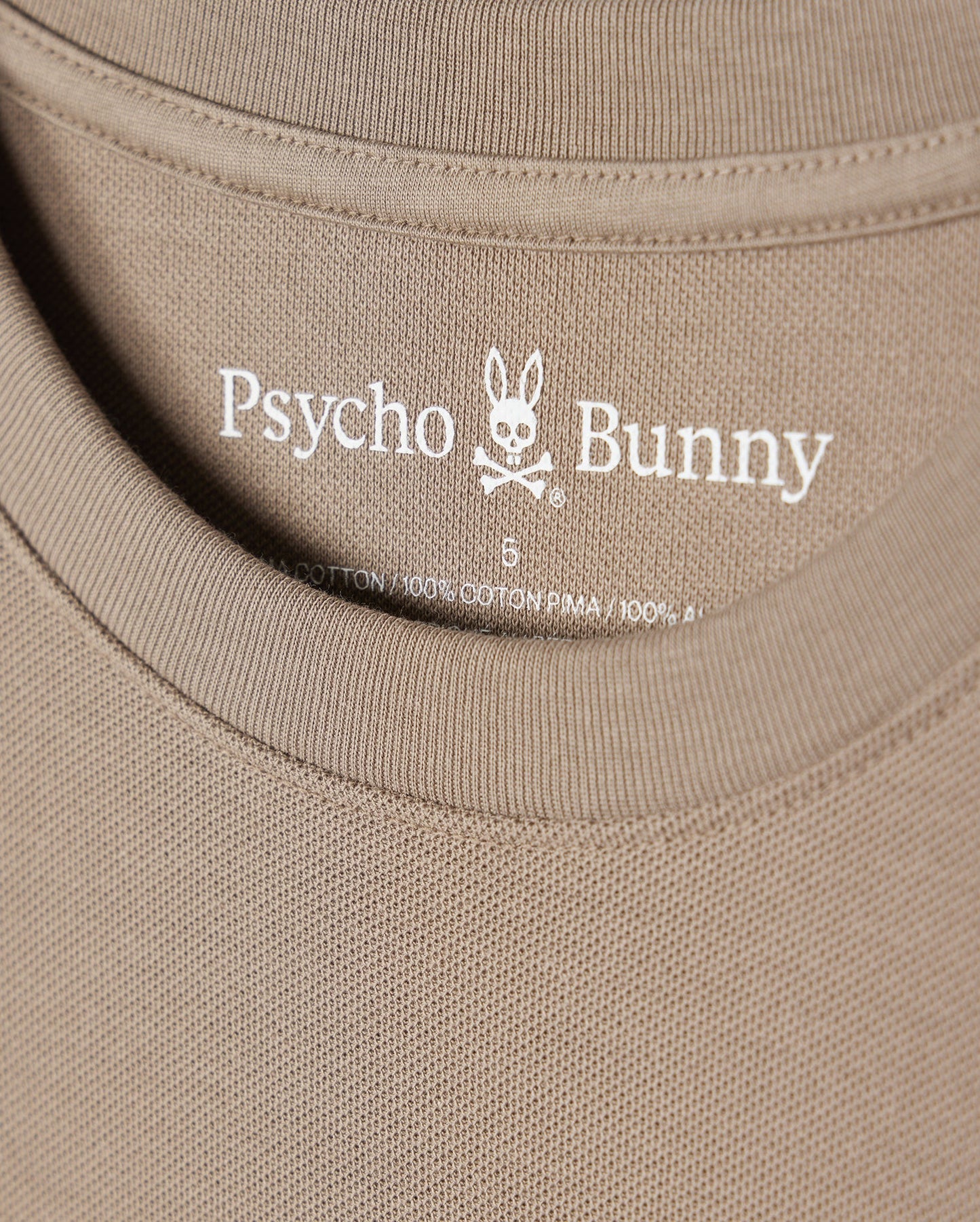 Psycho Bunny Black Stanford Pique Tee