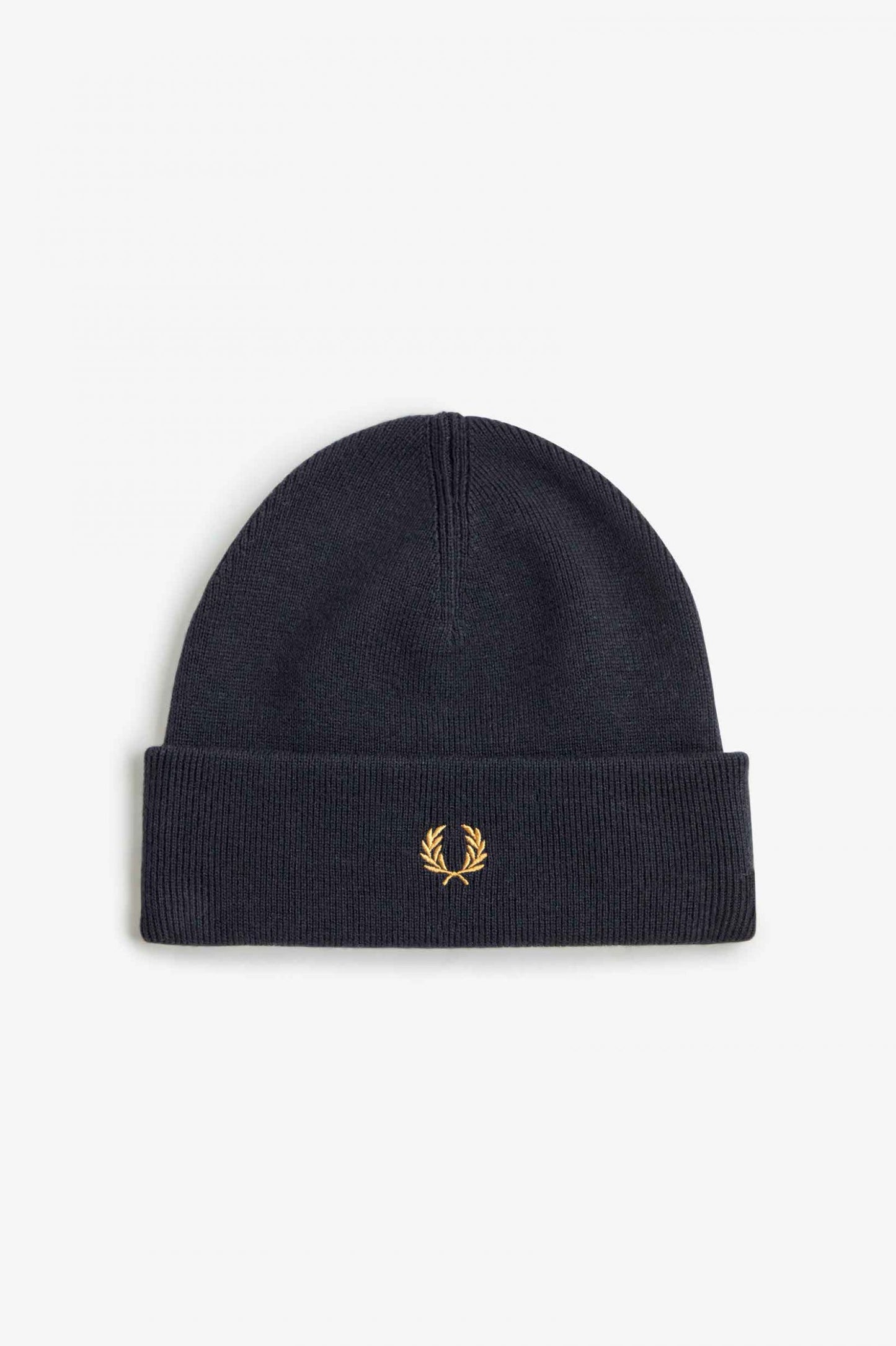 Fred Perry Classic Beanie Black/Dark Caramel