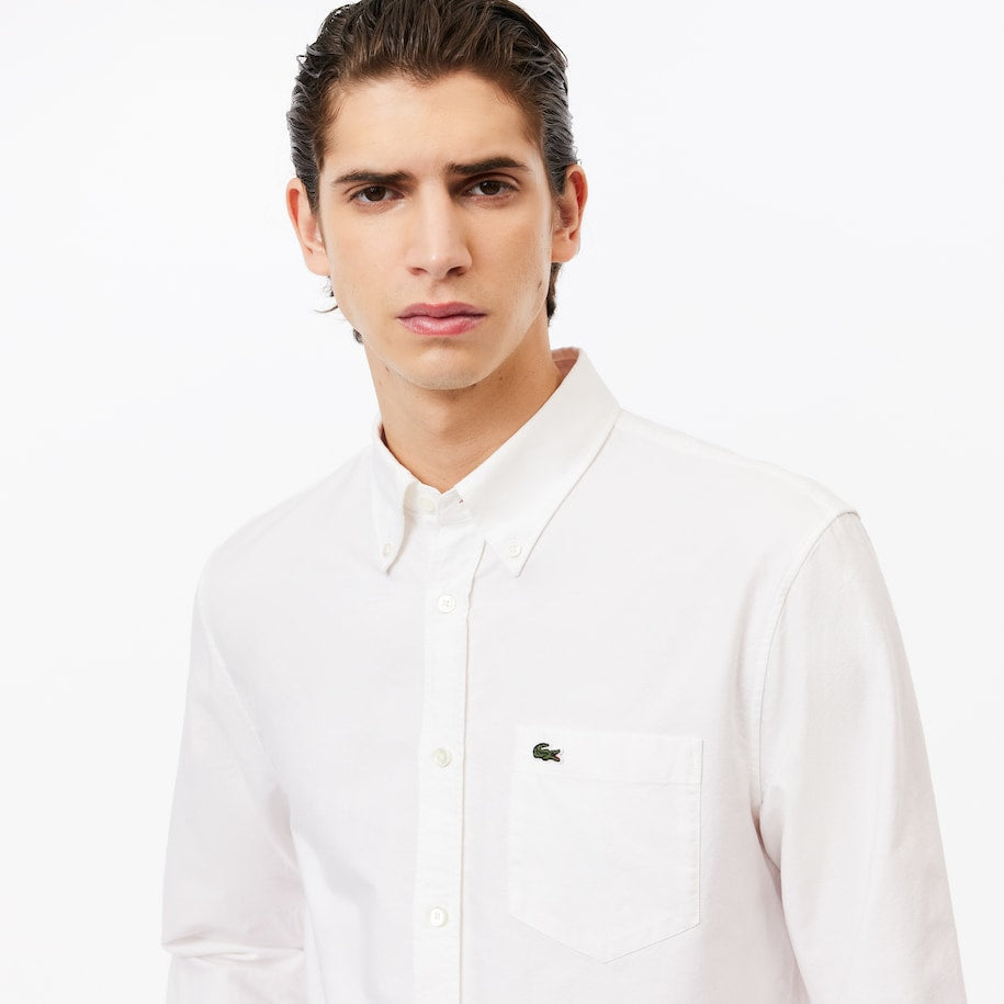 Lacoste Regular Fit Cotton Oxford Shirt