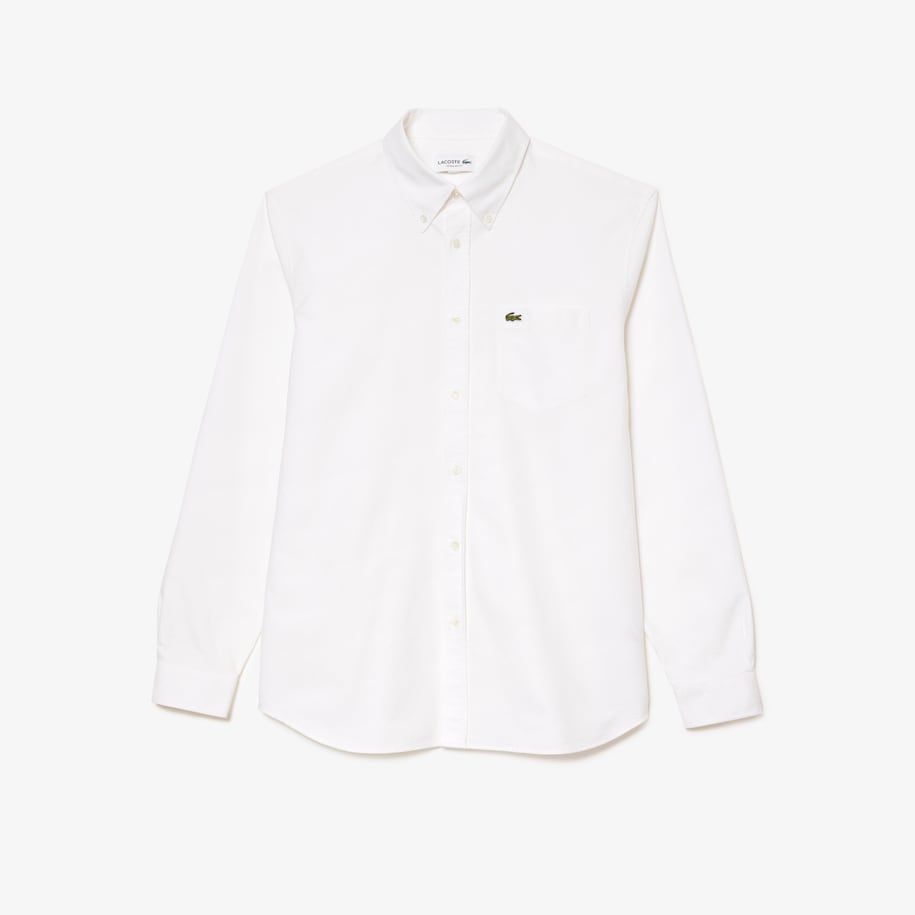 Lacoste Regular Fit Cotton Oxford Shirt