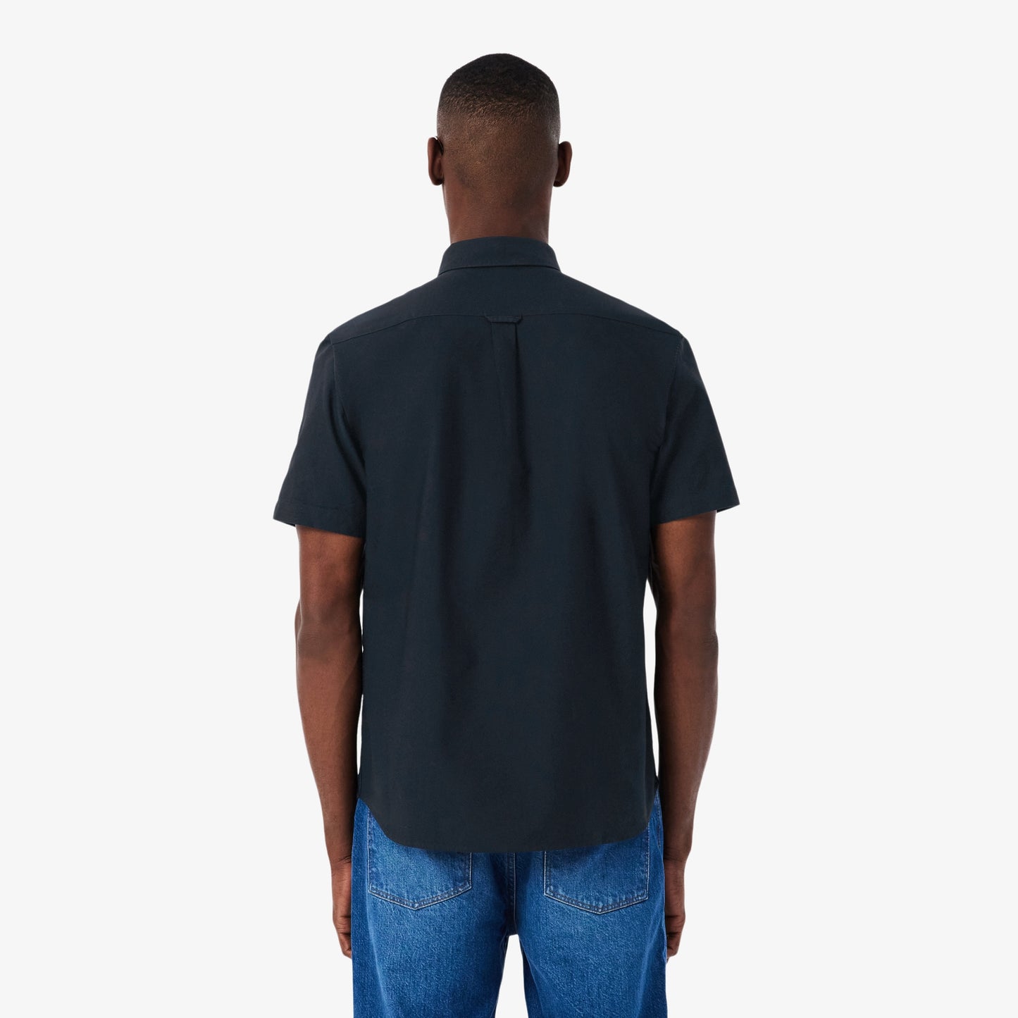 Lacoste Regular Fit Short Sleeved Oxford Shirt