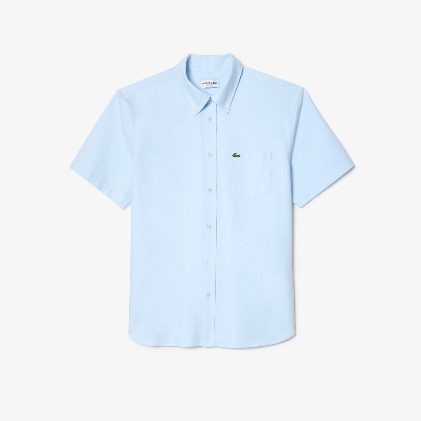 Lacoste Regular Fit Short Sleeved Oxford Shirt