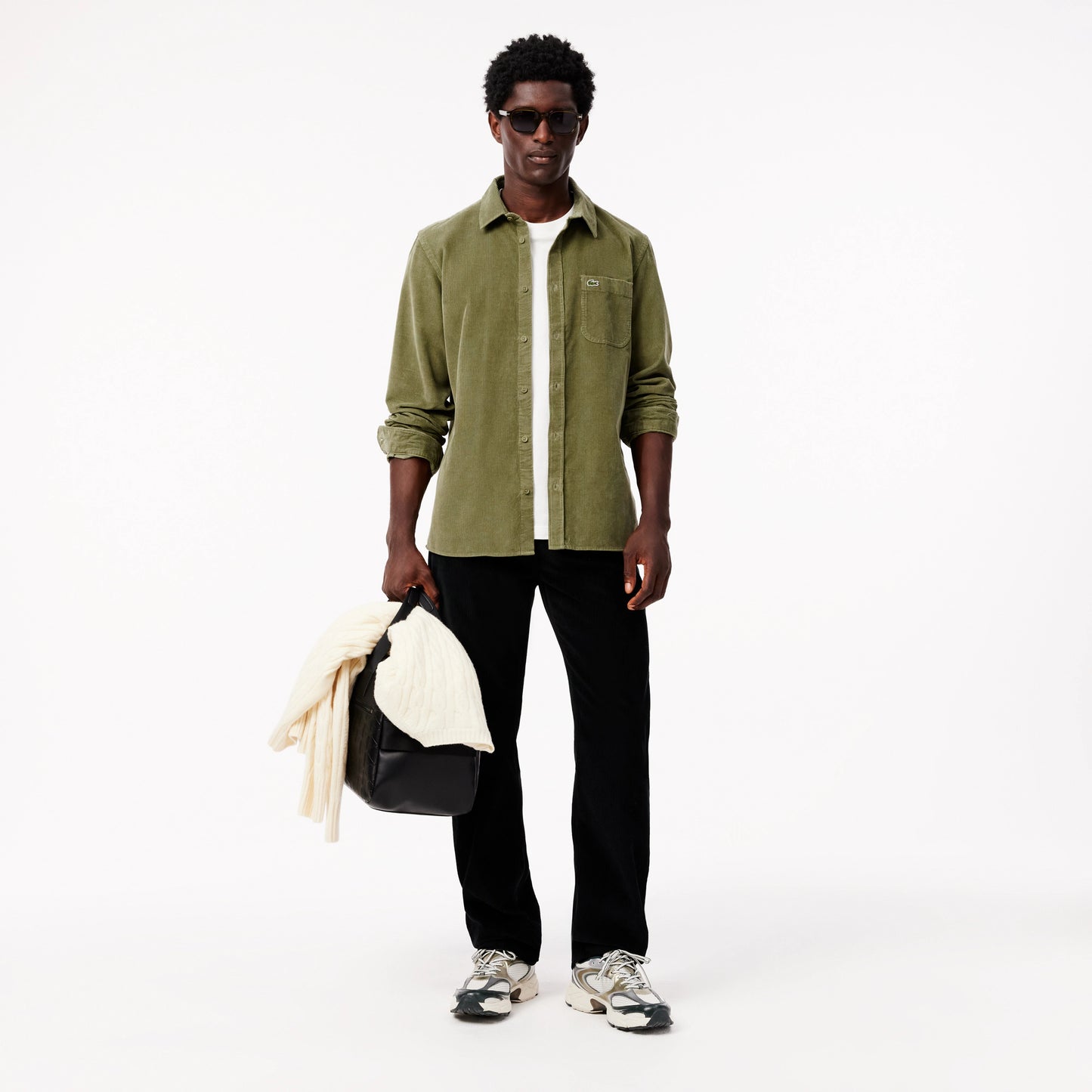 Lacoste Regular Fit Velour Shirt