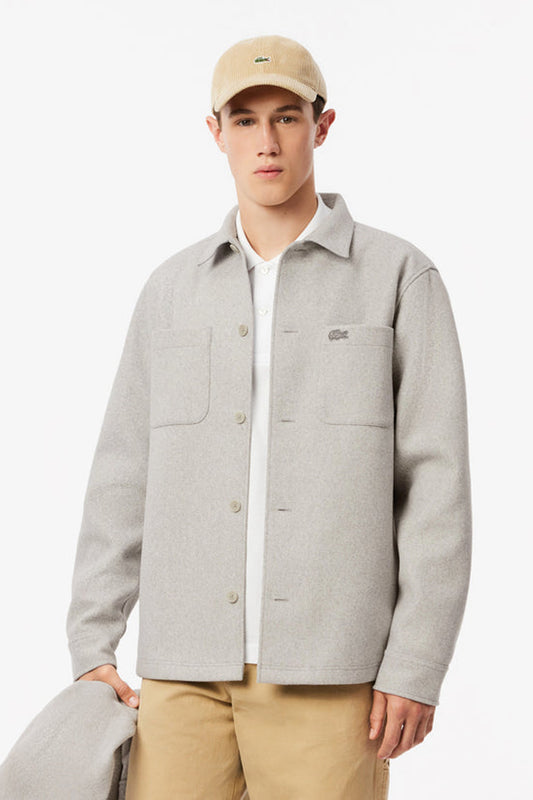 Lacoste Oversized Flannel Overshirt