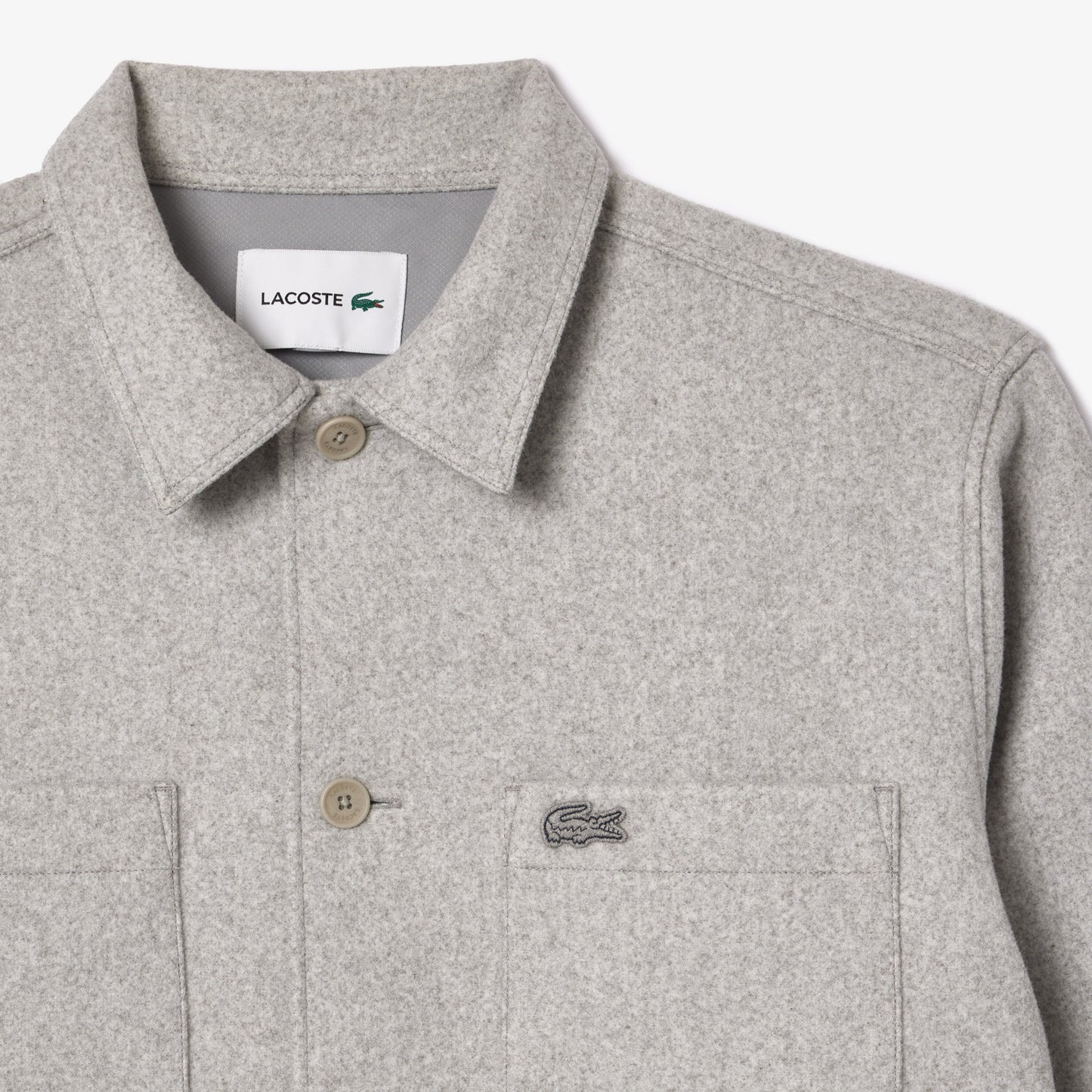 Lacoste Oversized Flannel Overshirt