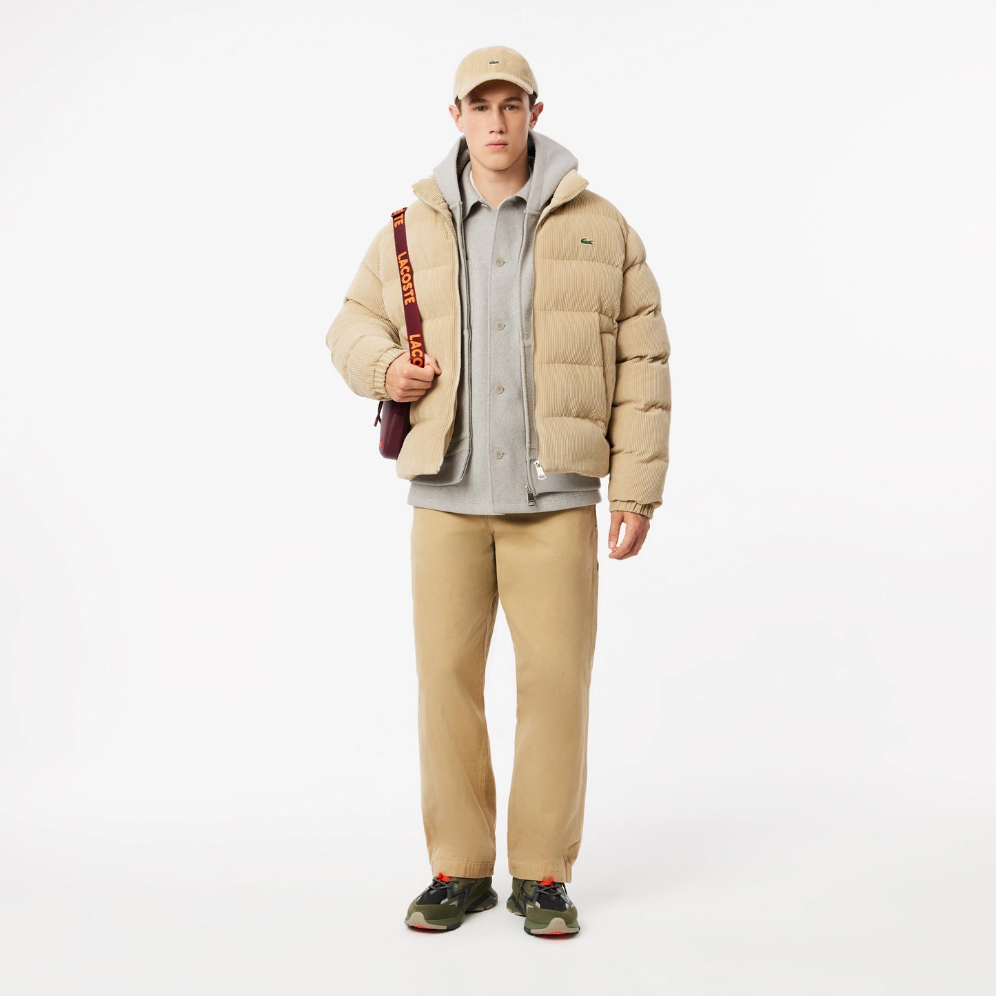 Lacoste Oversized Flannel Overshirt