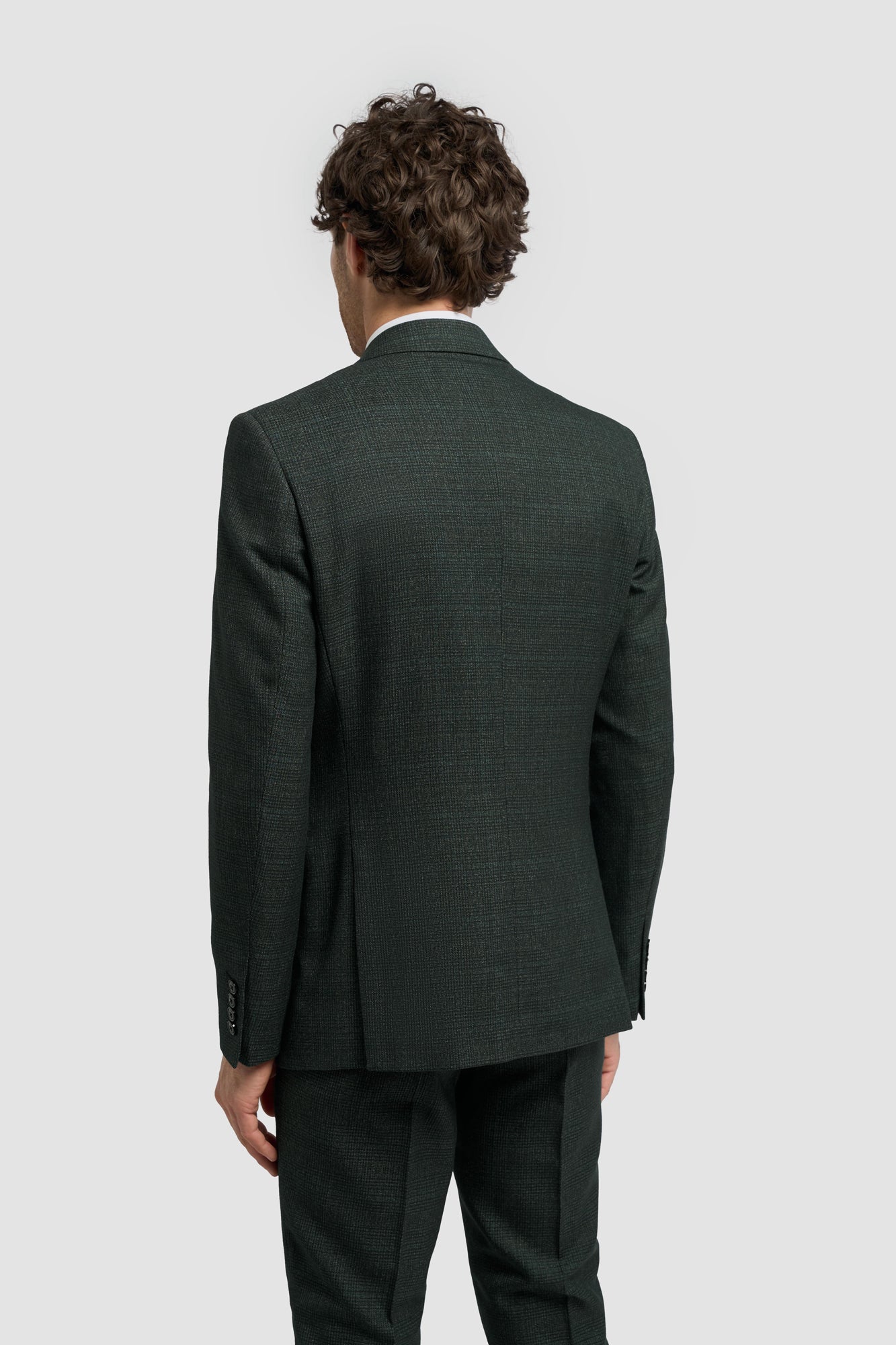 Cavani Caridi Olive Slim Fit Blazer