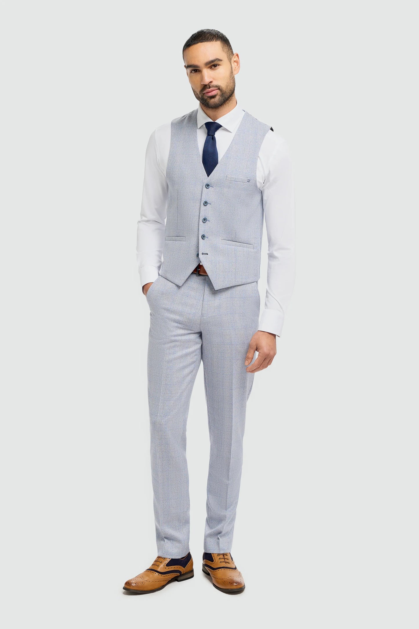 Cavani Caridi Sky Waistcoat