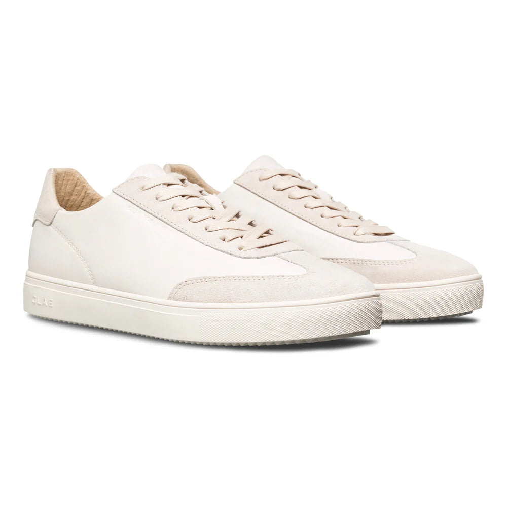 Clae DEANE Triple Off-White Leather